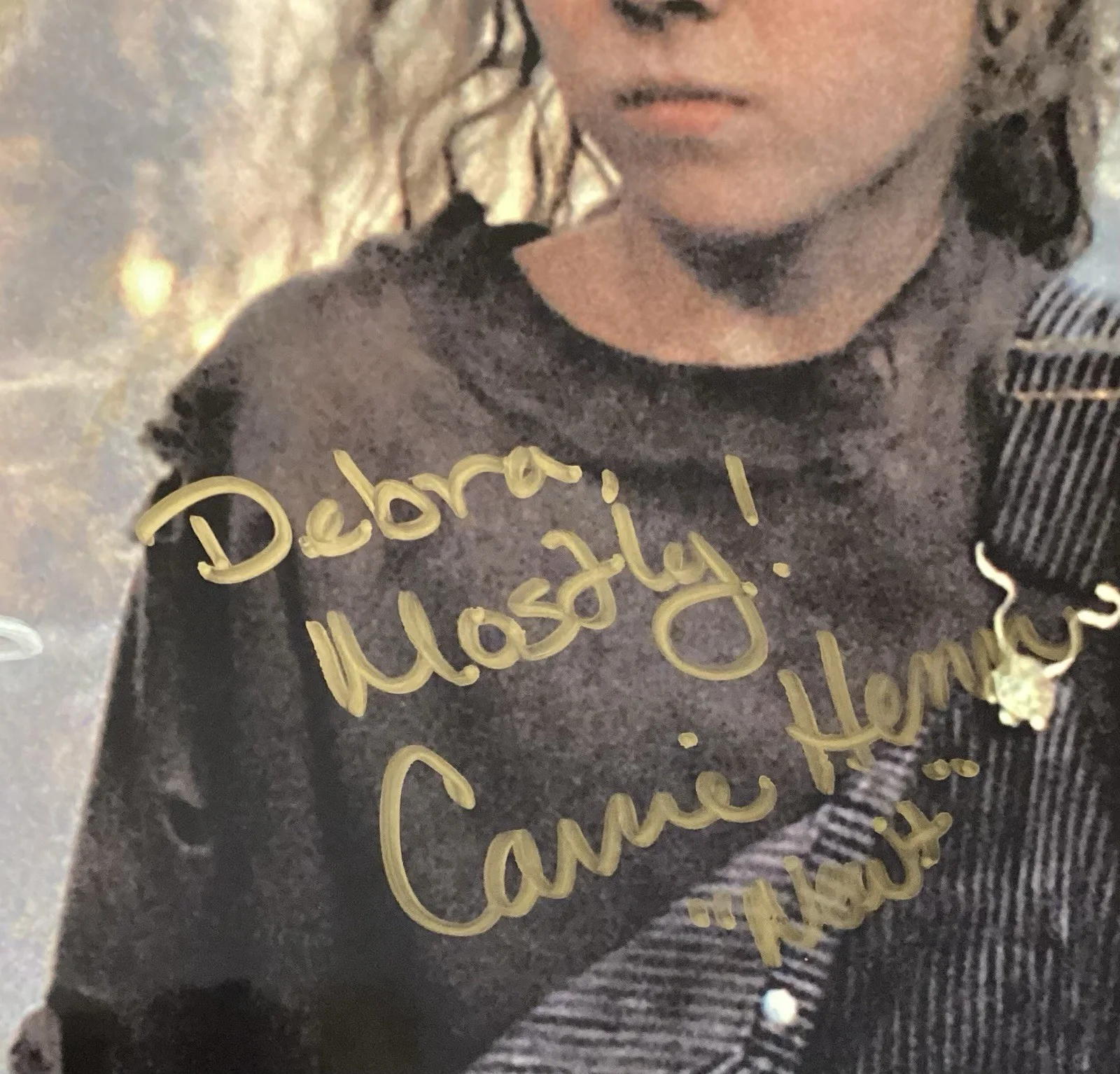 Sigourney Weaver — Sigourney Weaver/Carrie Henn Authentic Signed Color 8x10 Photo Aliens Dual Autos, изображение 3