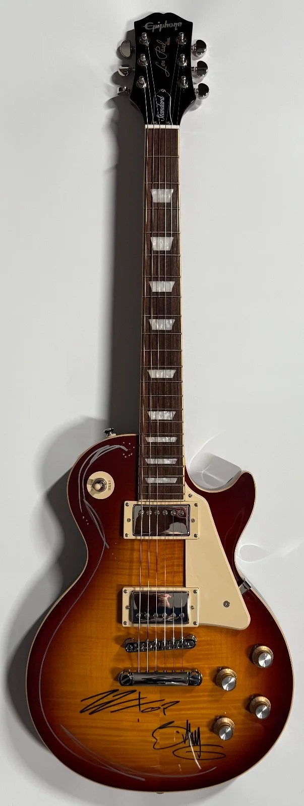 ZZ Top Billy Gibbons JSA Signed Autograph Epiphone Guitar Les Paul Standard 60s, изображение 2