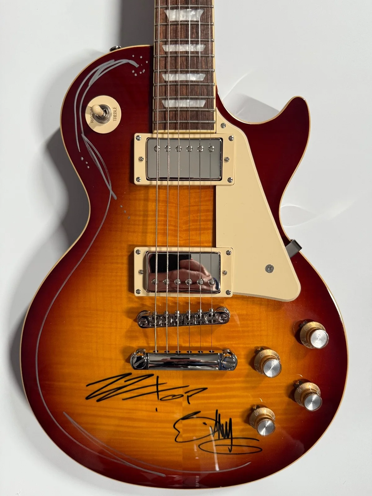 ZZ Top Billy Gibbons JSA Signed Autograph Epiphone Guitar Les Paul Standard 60s, изображение 4
