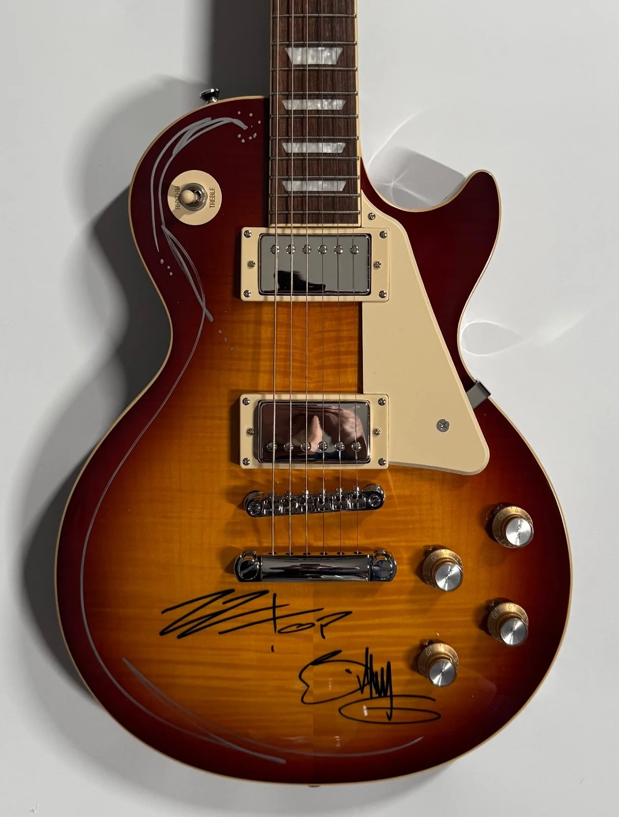 ZZ Top Billy Gibbons JSA Signed Autograph Epiphone Guitar Les Paul Standard 60s, изображение 5