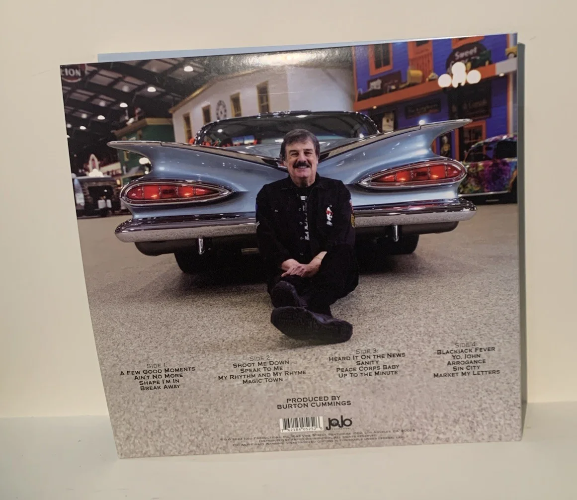 Burton Cummings Autographed A Few Good Moments Signed Vinyl Record Lp Guess Who, image 2