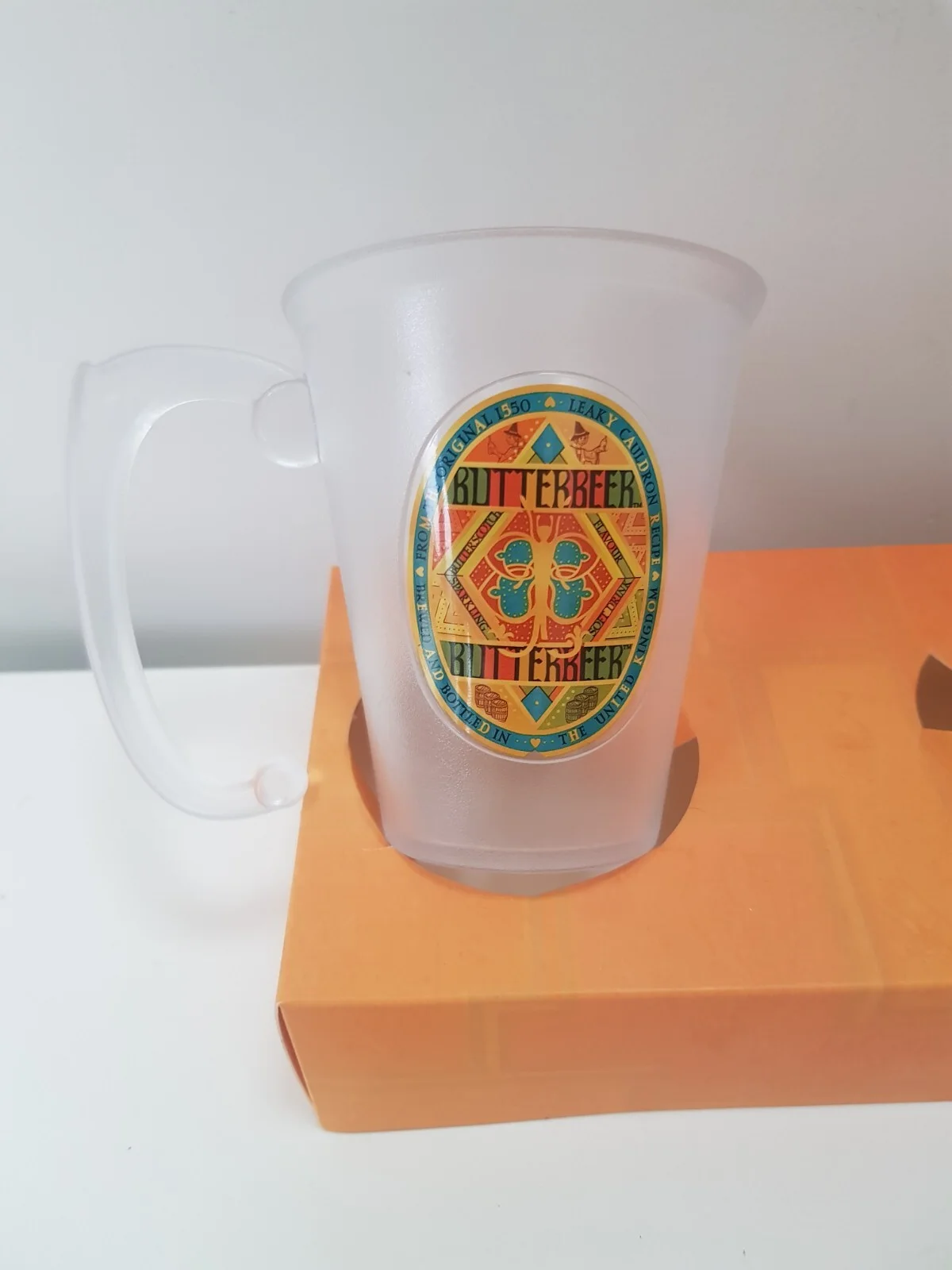 Harry Potter Butterbeer Set Of 2 Glasses with Tray Warner Bros Studio 2024, image 4