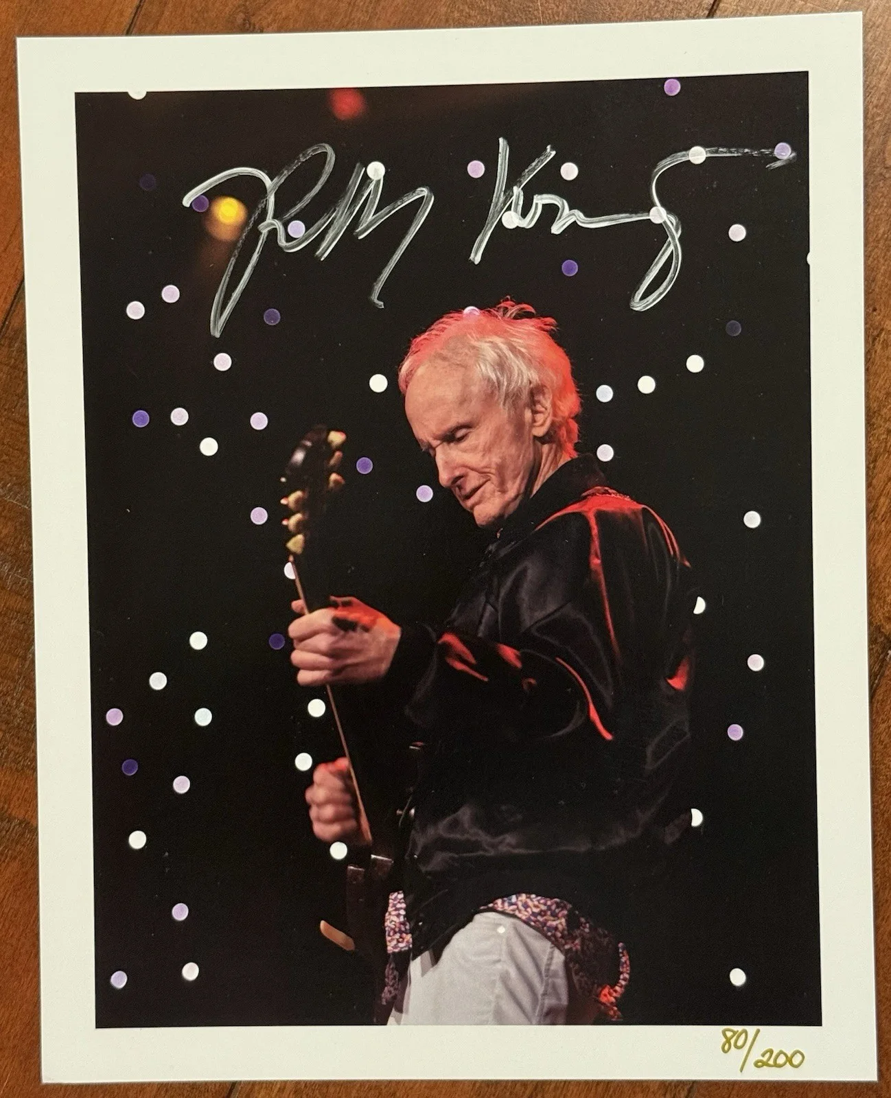 Robby Krieger Signed Limited Photograph Print /200 GOLDMINE Magazine Bundle, image 2
