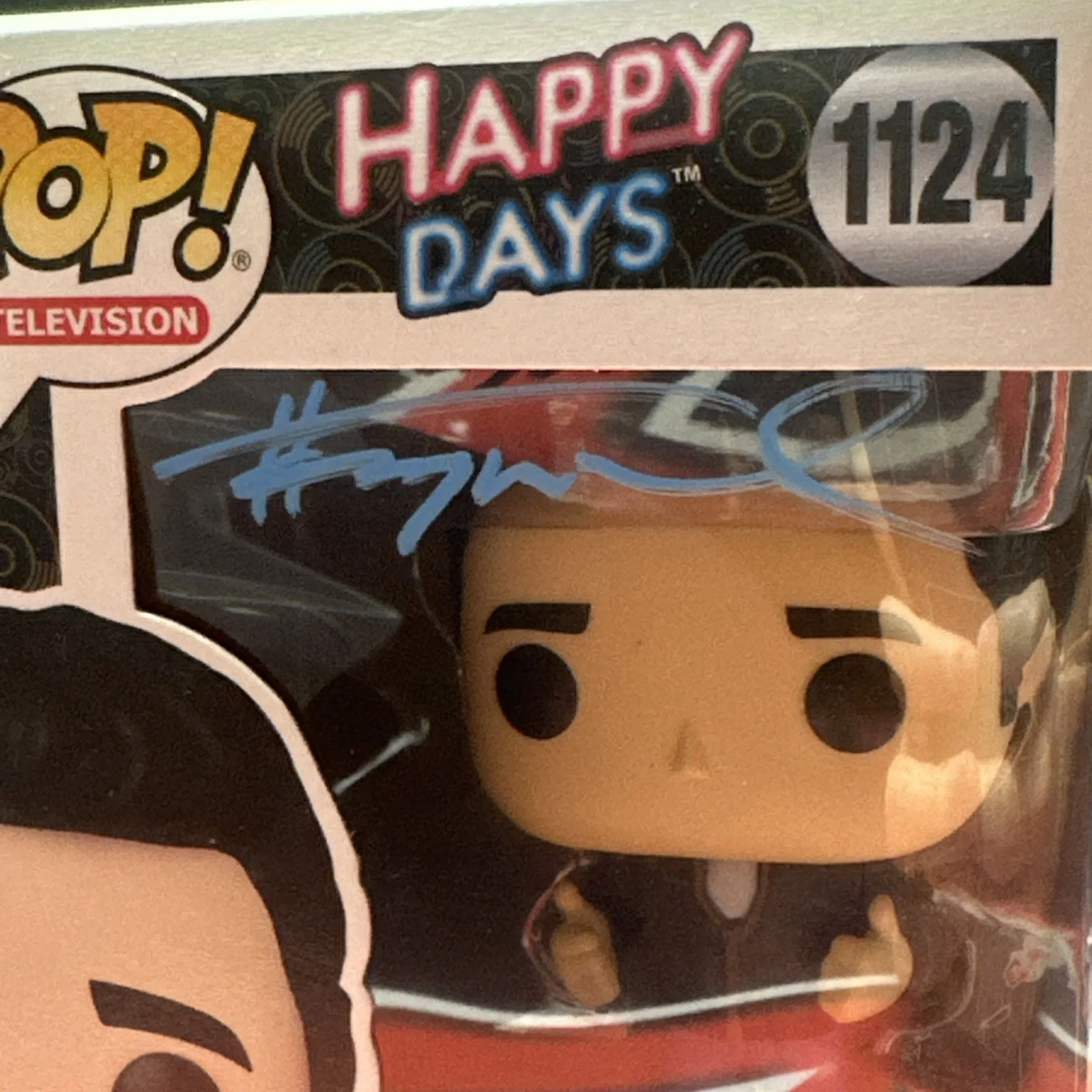 Henry Winkler — Henry Winkler Autographed Fonzie Funko Pop w/ Inscription Happy Days Beckett BAS, изображение 2