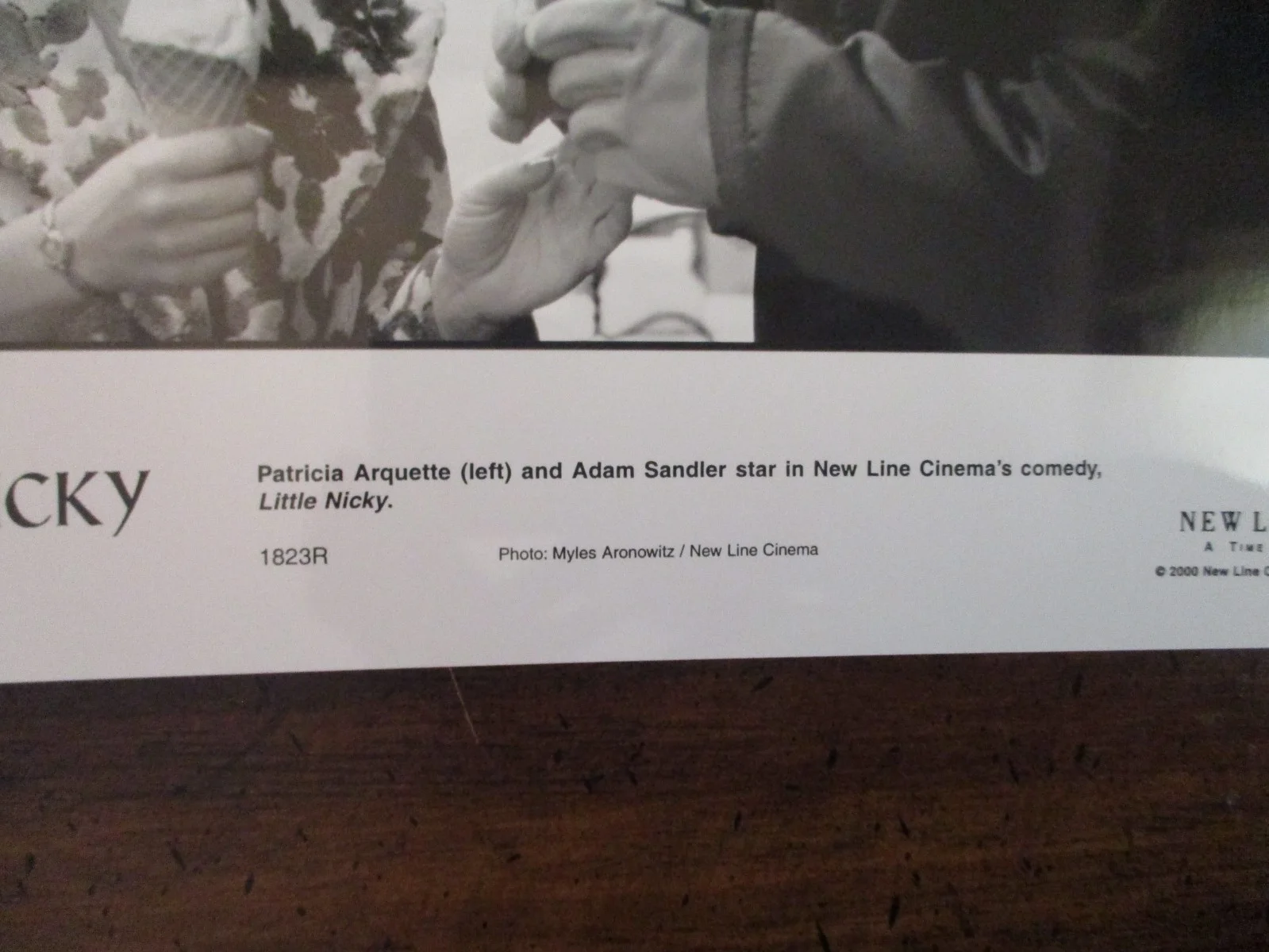 Patricia Arquette/Adam Sandler(LITTLE NICKY)2000 10 x 8 Black/White Press Photo, изображение 2