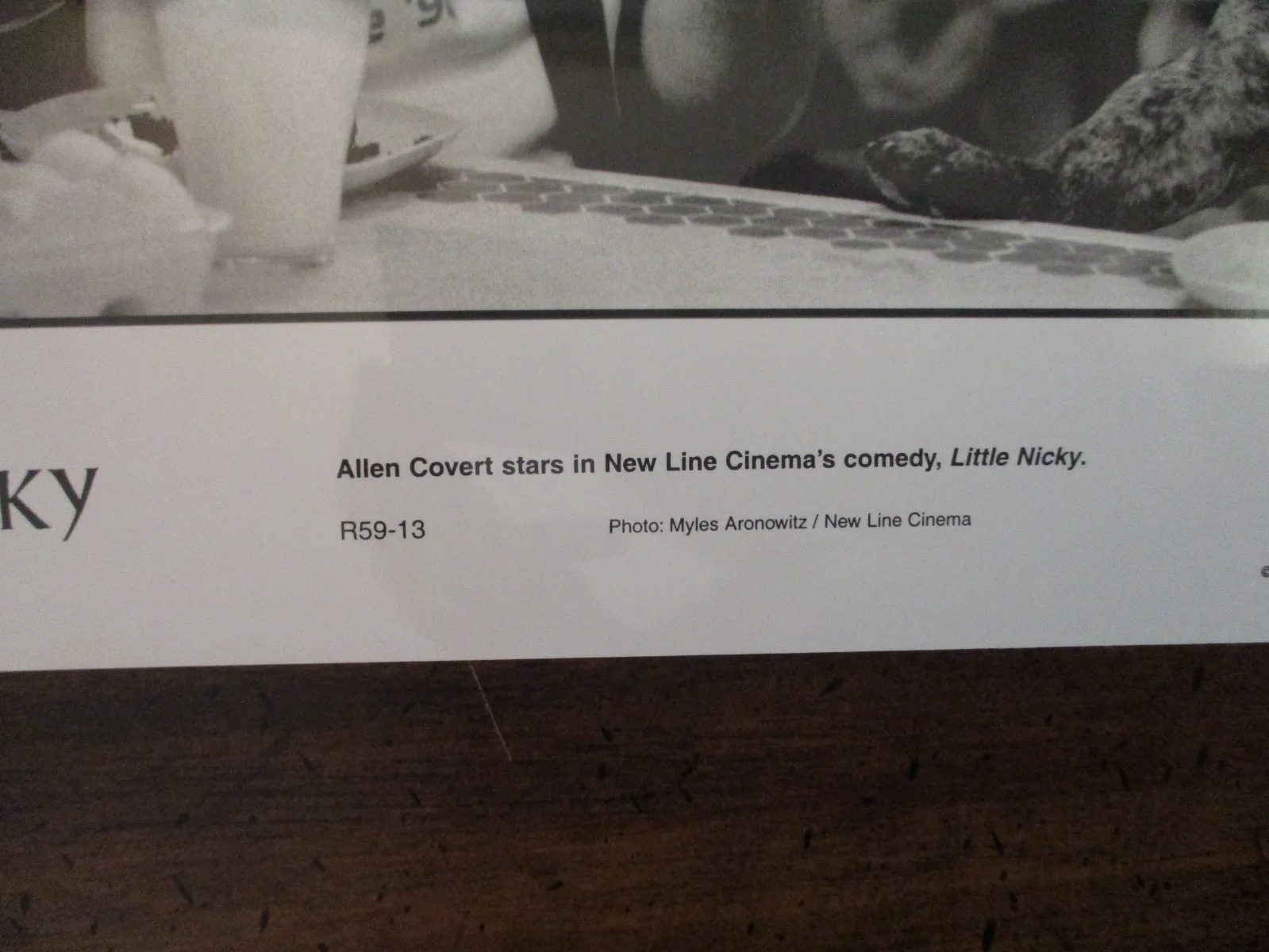 Allen Covert ("LITTLE NICKY") 2000 10 x 8 Glossy Black & White Press Photo, image 2