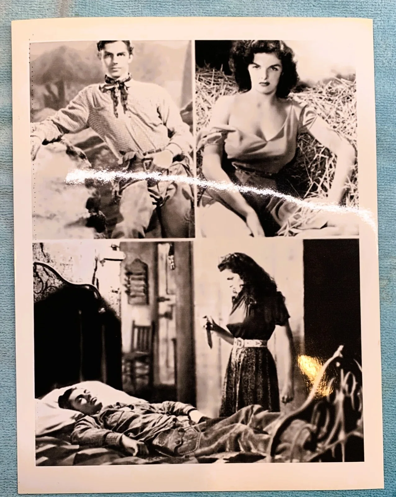 Jack Buetel d. 1989 Actor The Outlaw Signed 3" x 5" Index Card COA with Photo, изображение 5