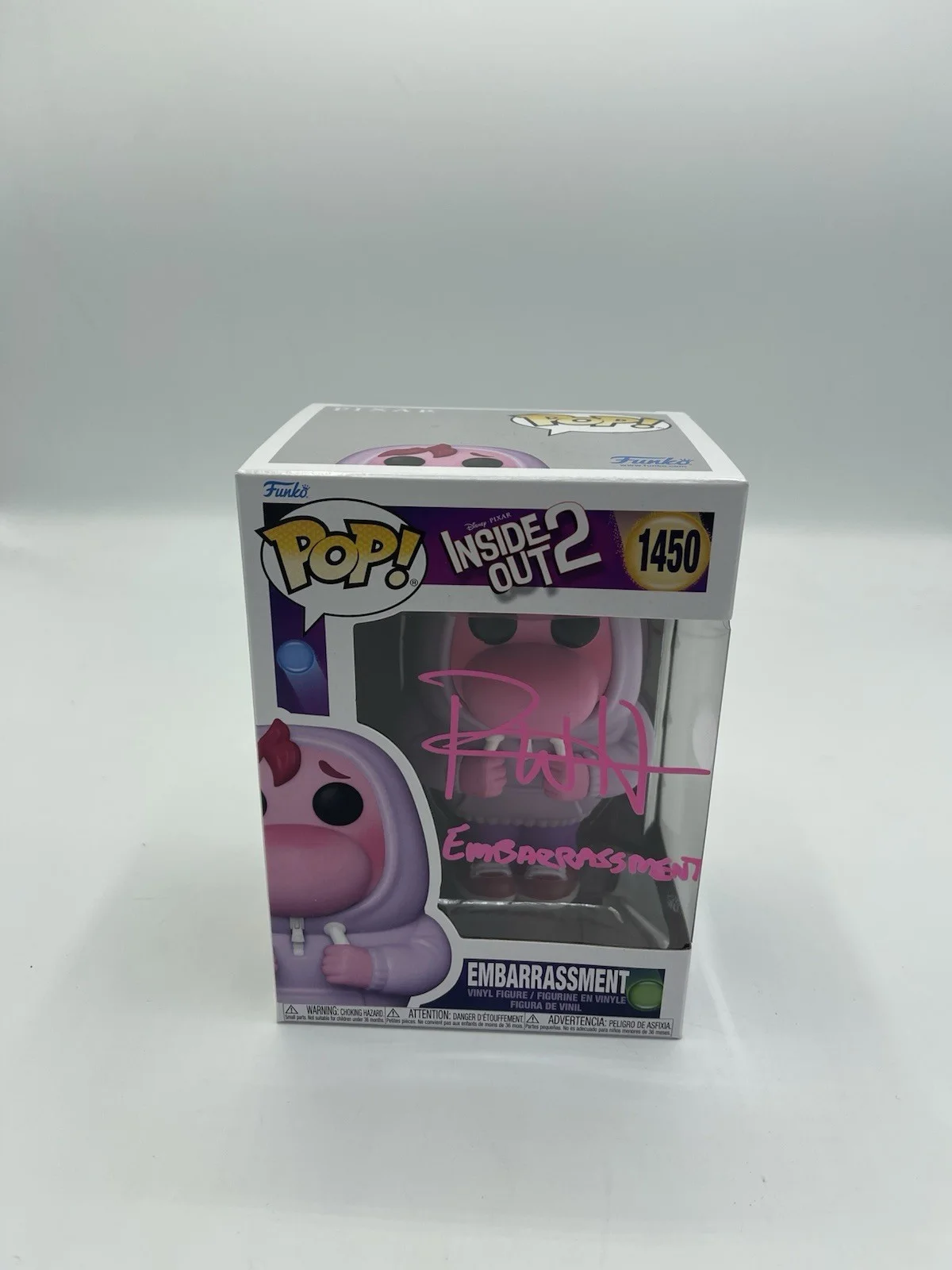 Paul Walter Hauser — Paul Walter Hauser Signed Funko Pop! 1450 Embarrassment Inside Out 2 w/ Inscipt