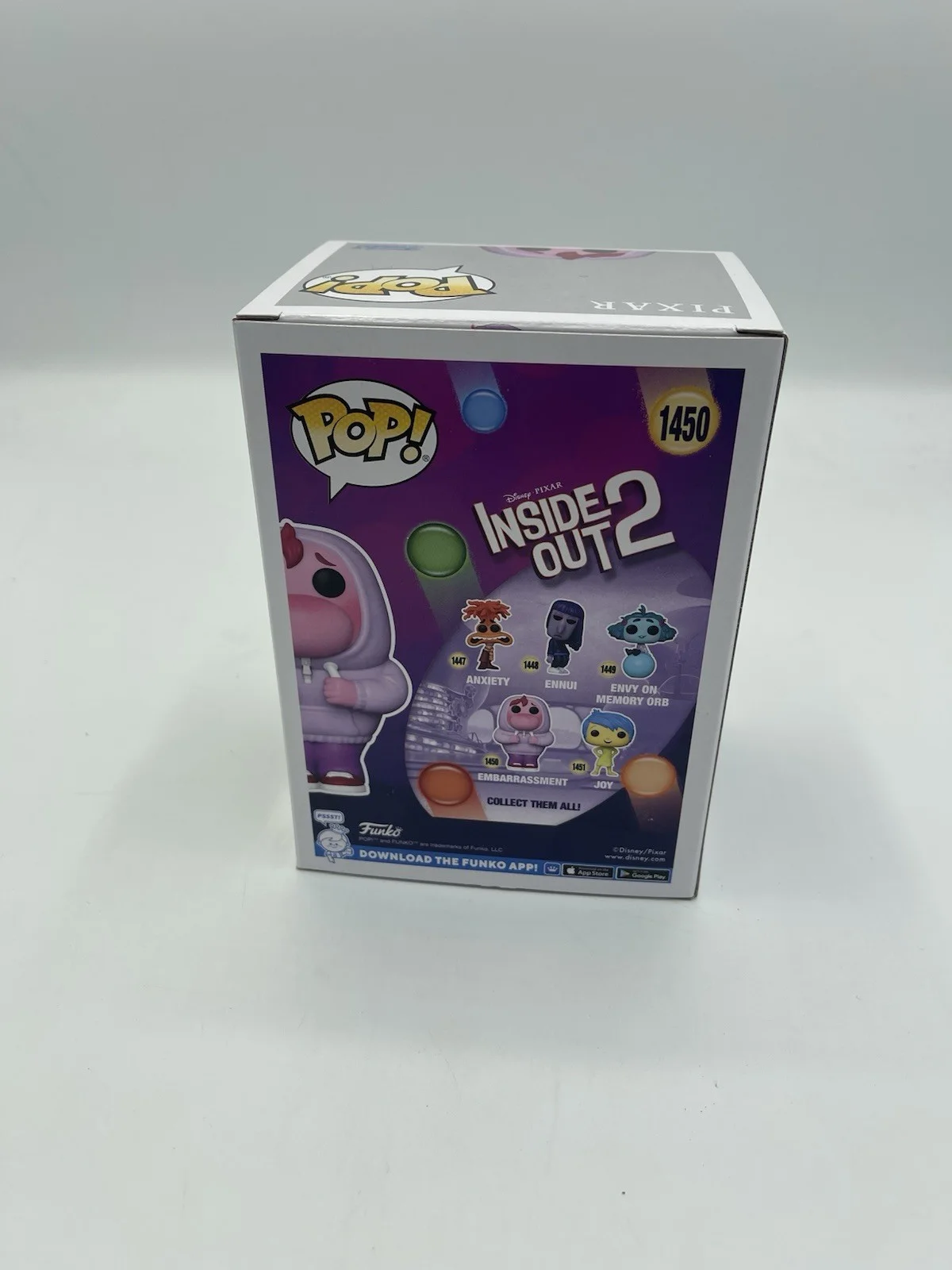 Paul Walter Hauser — Paul Walter Hauser Signed Funko Pop! 1450 Embarrassment Inside Out 2 w/ Inscipt, изображение 3