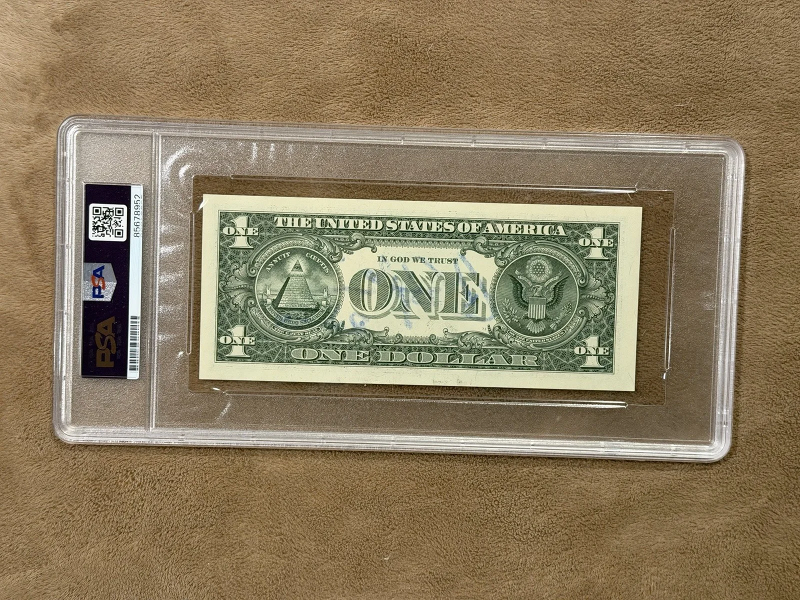 Charlie Sheen Signed Dollar Currency PSA Autograph Gem Mint 10 Bud Fox Wall Insc, изображение 4