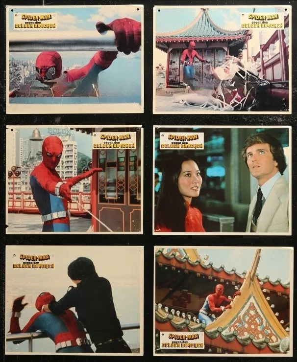 SPIDERMAN DRAGON 1970'S Original German Film Lobby Cards, image 2