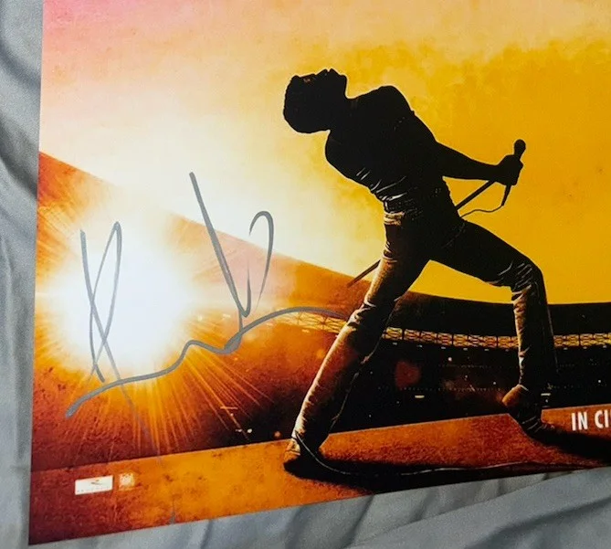 Rami Malek Signed 12x18 Photo Bohemian Rhapsody Queen, image 2