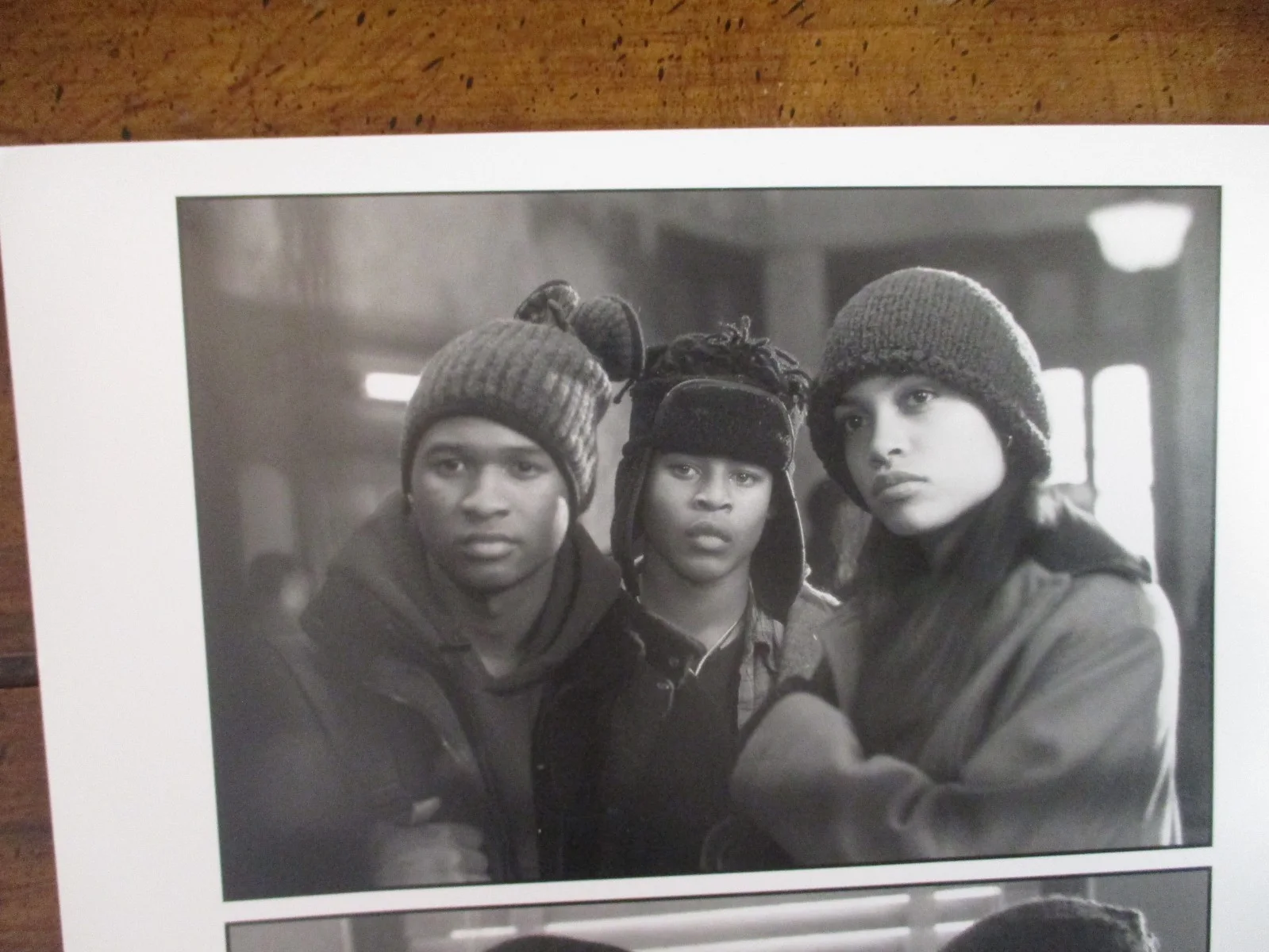 Usher Raymond/Rosario Dawson/Robert Richard(LIGHT IT UP)1999 8 x 10 B & W Photo, изображение 2