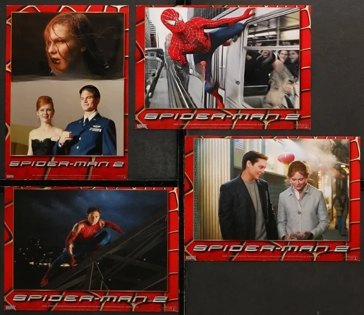 SPIDER-MAN II Original German Film Lobby Cards, изображение 2