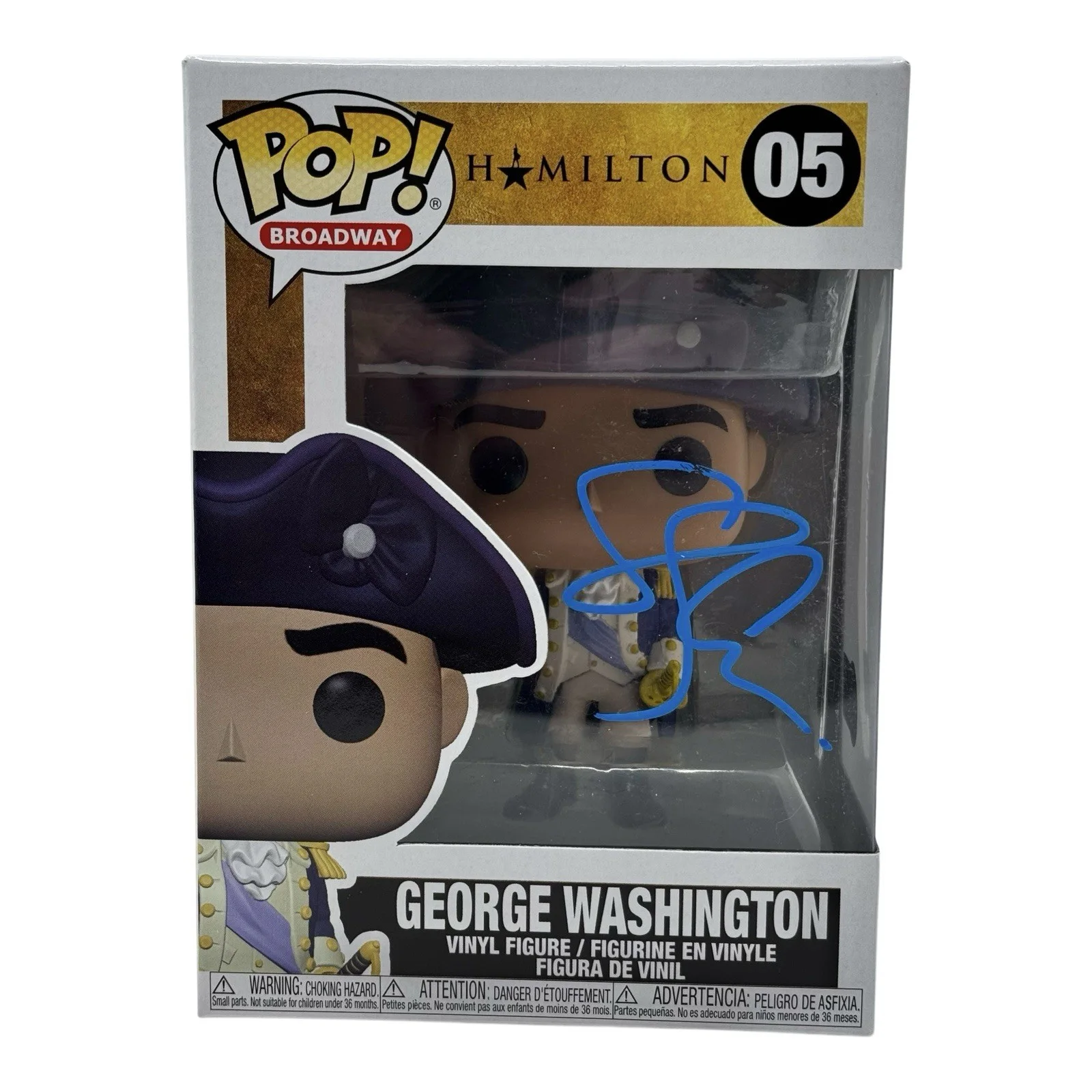 Christopher Jackson — Christopher Jackson Signed Hamilton George Washington Funko Pop #05 Beckett COA