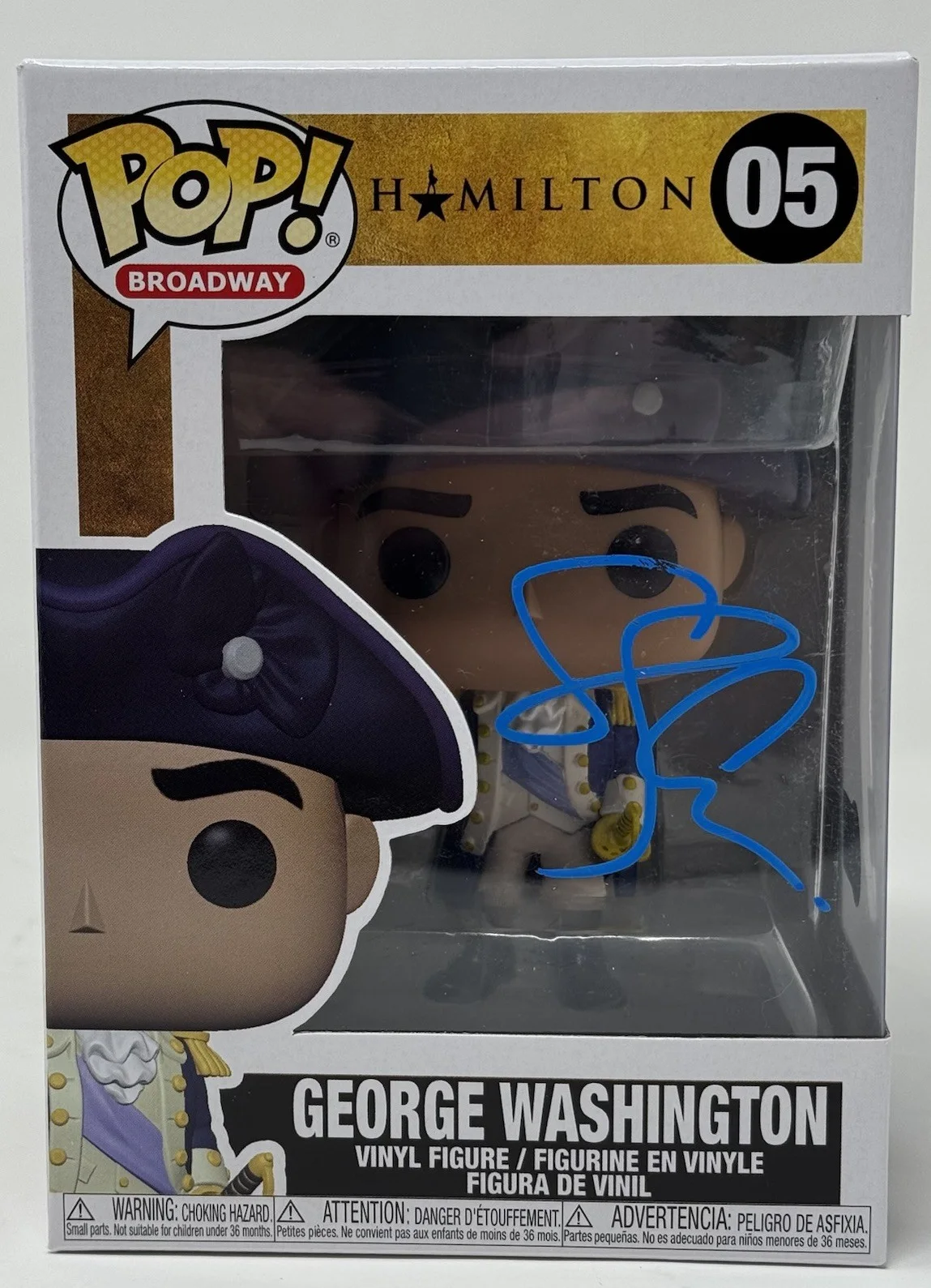 Christopher Jackson — Christopher Jackson Signed Hamilton George Washington Funko Pop #05 Beckett COA, изображение 2