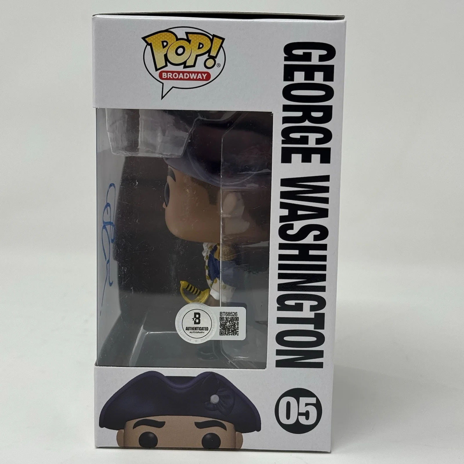 Christopher Jackson — Christopher Jackson Signed Hamilton George Washington Funko Pop #05 Beckett COA, изображение 4