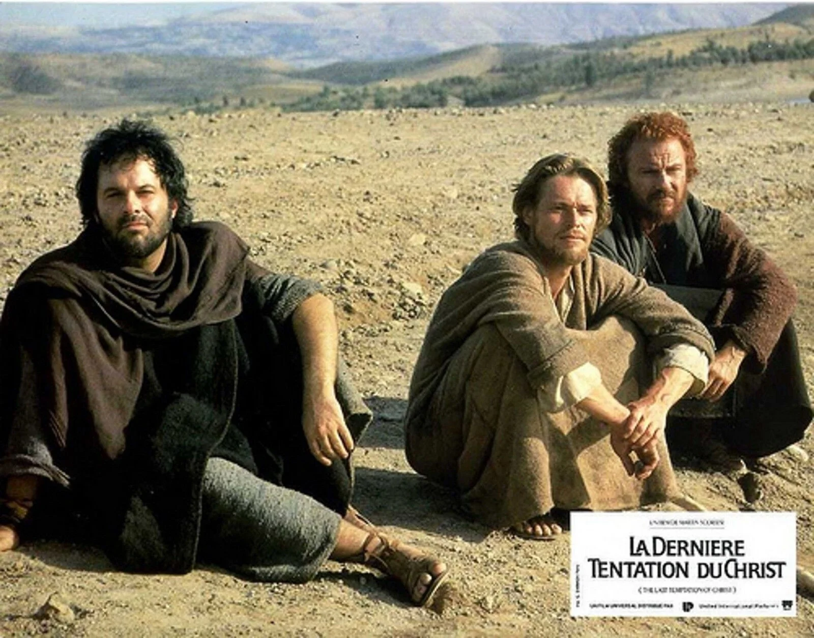LAST TEMPTATION OF CHRIST 1988 Harvey Keitel, Willem Dafoe 2 FRENCH LOBBY CARDS, изображение 2