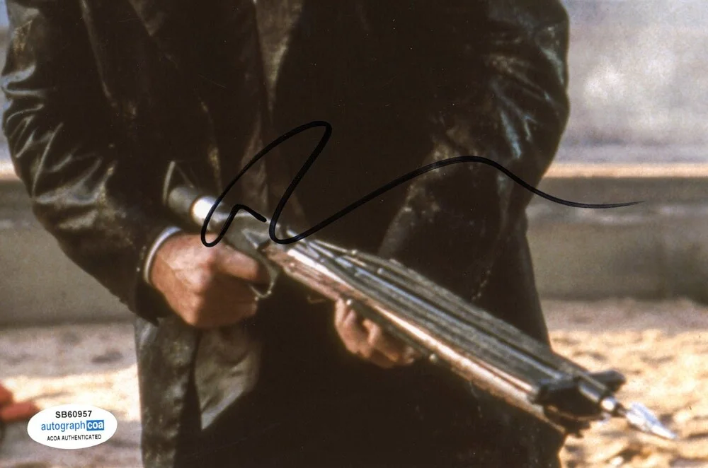 NICOLAS CAGE — Nicolas Cage signed FACE/OFF 8x10 Photo h Autographed PROOF Castor Troy ACOA COA, image 4