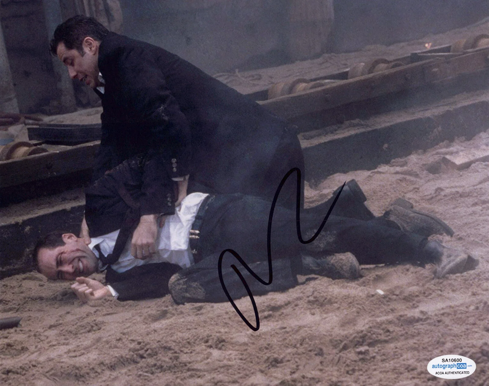 NICOLAS CAGE — Nicolas Cage signed "FACE/OFF" 8x10 Photo j Autographed PROOF Castro Troy ACOA, изображение 3