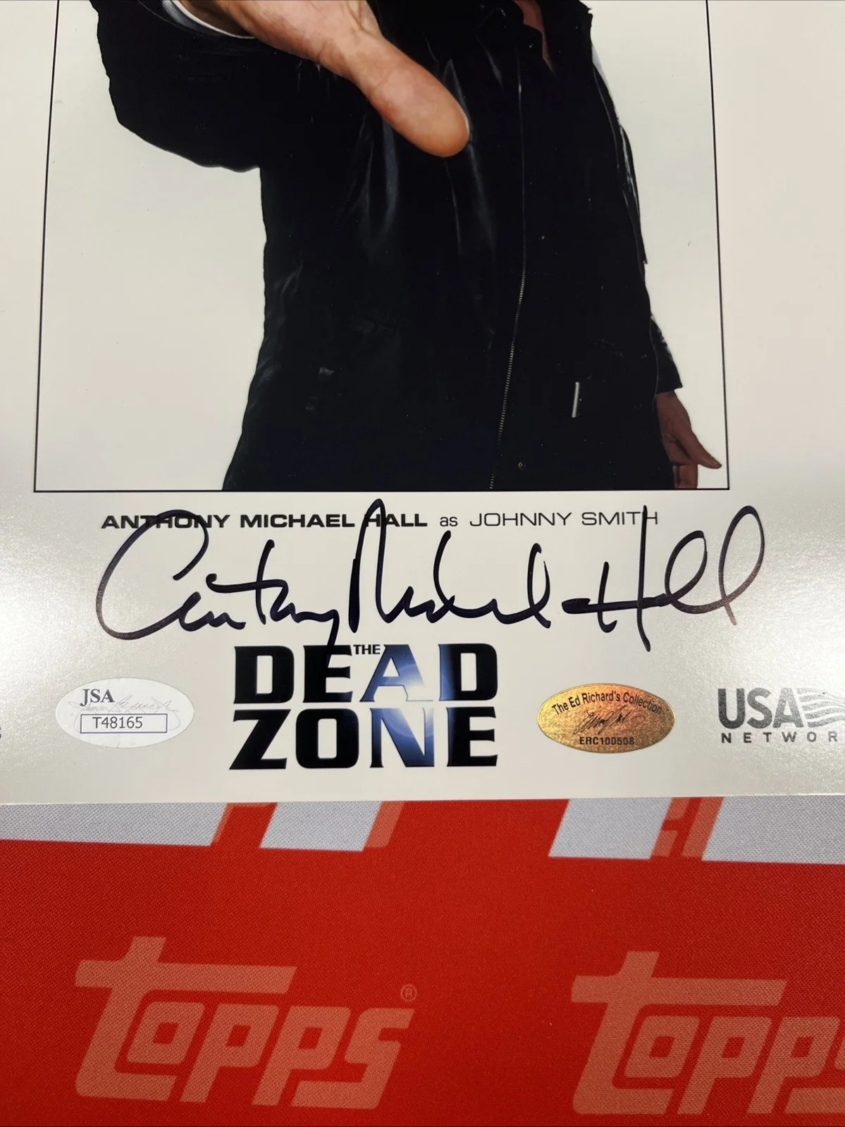 Anthony Michael Hall — ANTHONY MICHAEL HALL Dead Zone AUTOGRAPHED 8x10 PHOTO JSA Certified, image 2