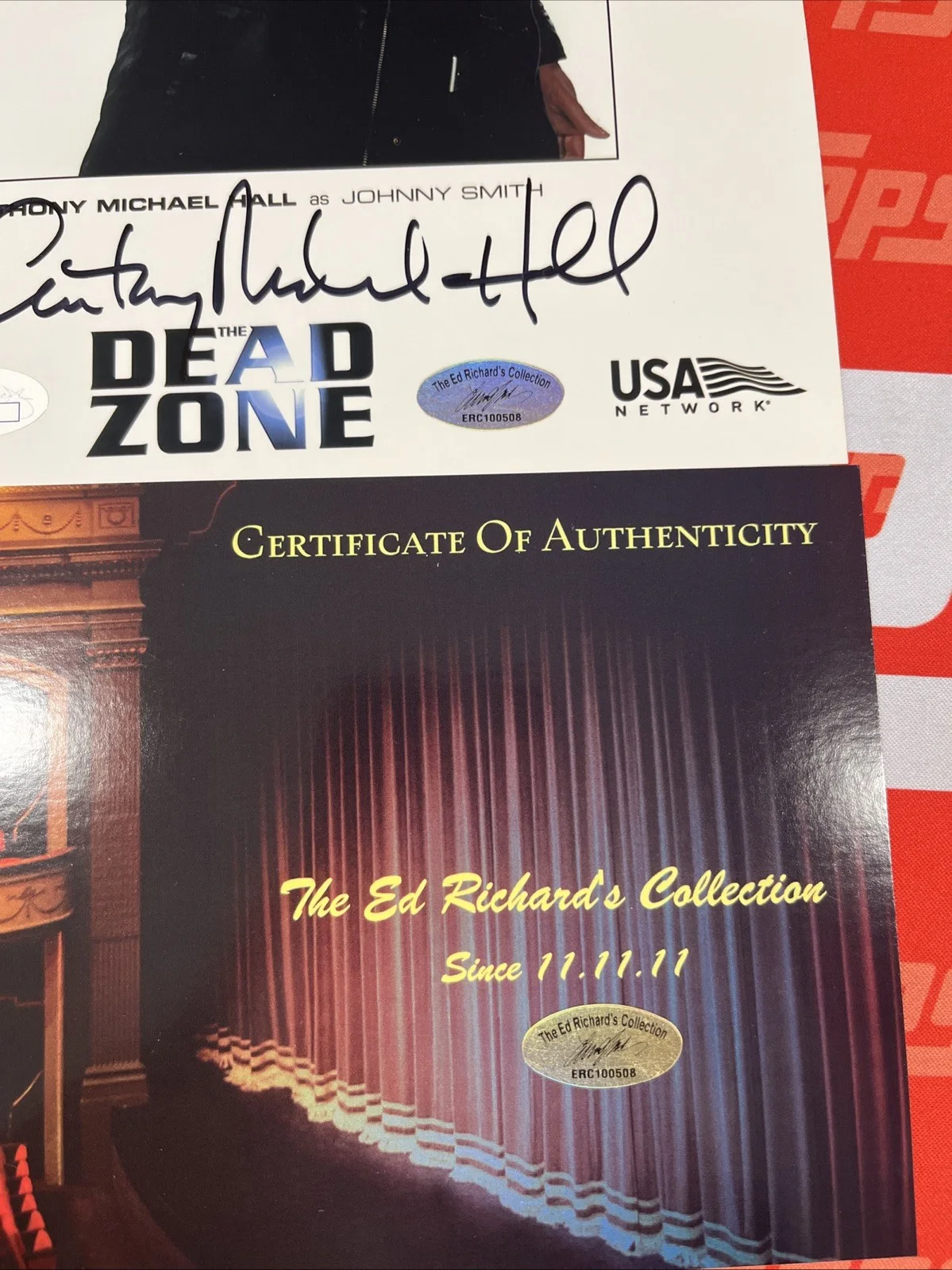 Anthony Michael Hall — ANTHONY MICHAEL HALL Dead Zone AUTOGRAPHED 8x10 PHOTO JSA Certified, image 4