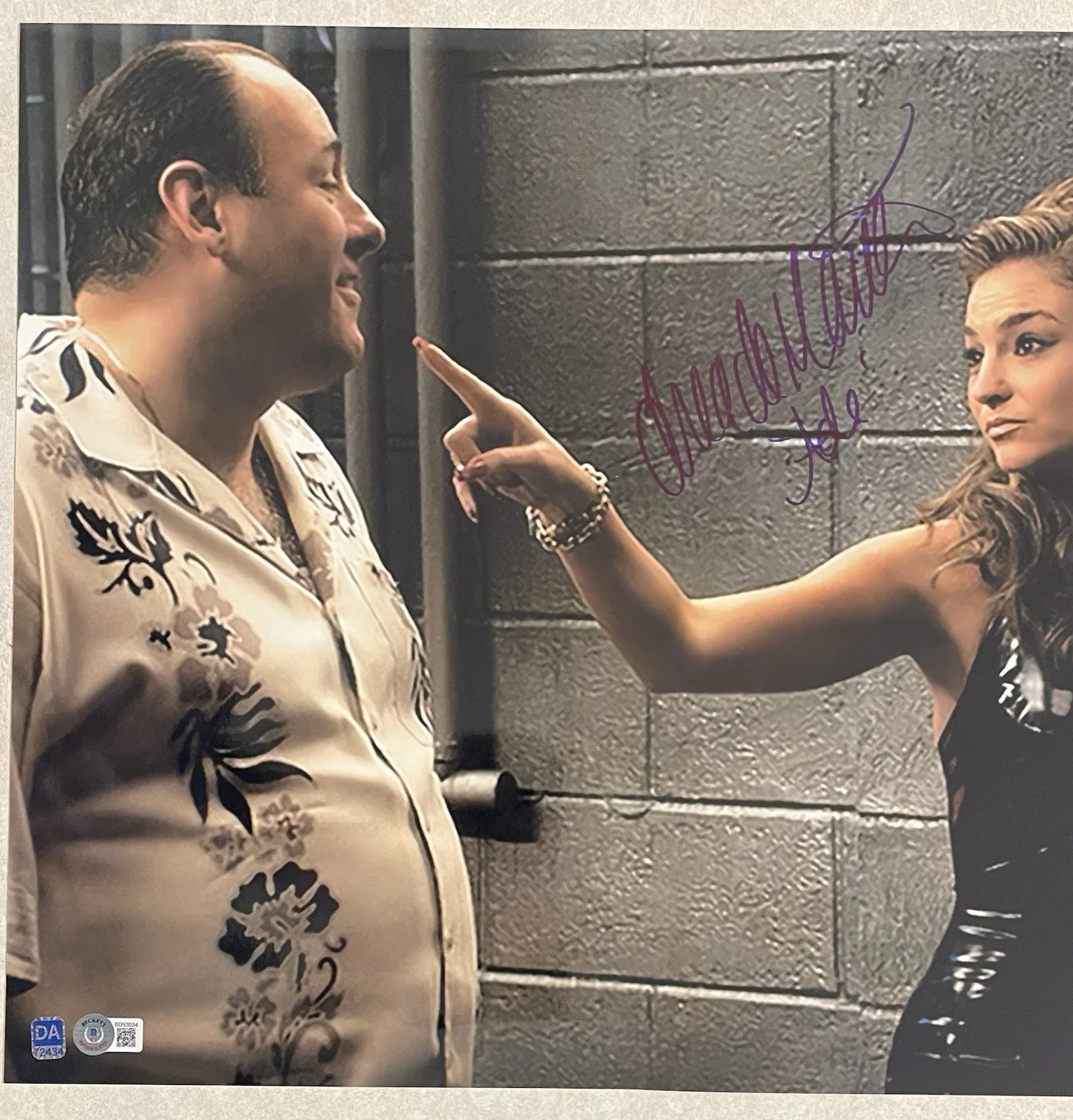 Drea de Matteo — Drea de Matteo Signed 16x20 Photo Autographed BAS COA Sopranos Beckett, изображение 4