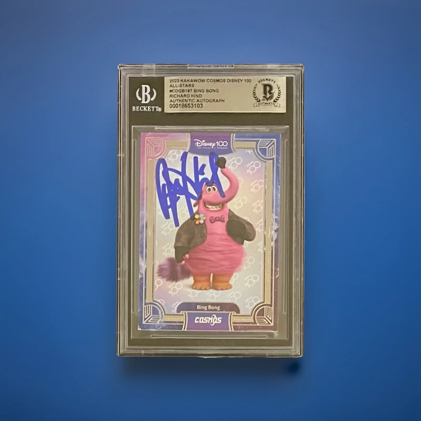 Richard Kind — Richard Kind BAS Signed Inside Out 2023 Kakawow Disney Card Autographed Slabbed