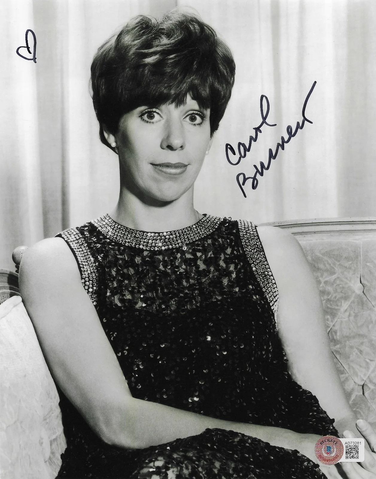 Carol Burnett — Carol Burnett Show Signed 8x10 Photo Autographed BAS 281