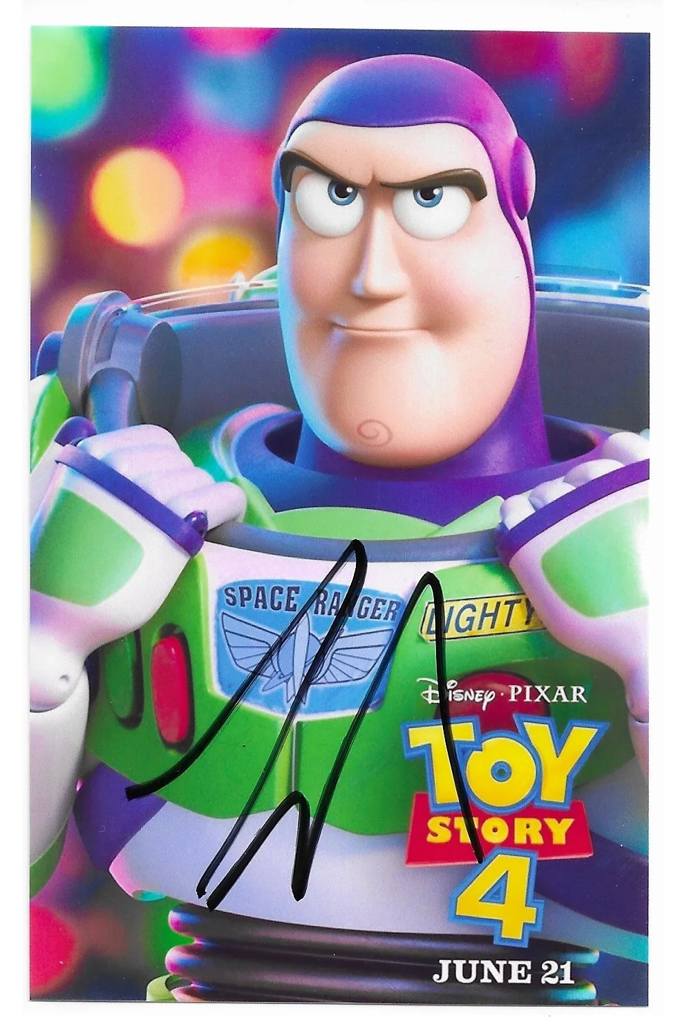 Tim Allen — Tim Allen Signed 3x5 Photo Autographed BAS Toy Story 4 Buzz Lightyear