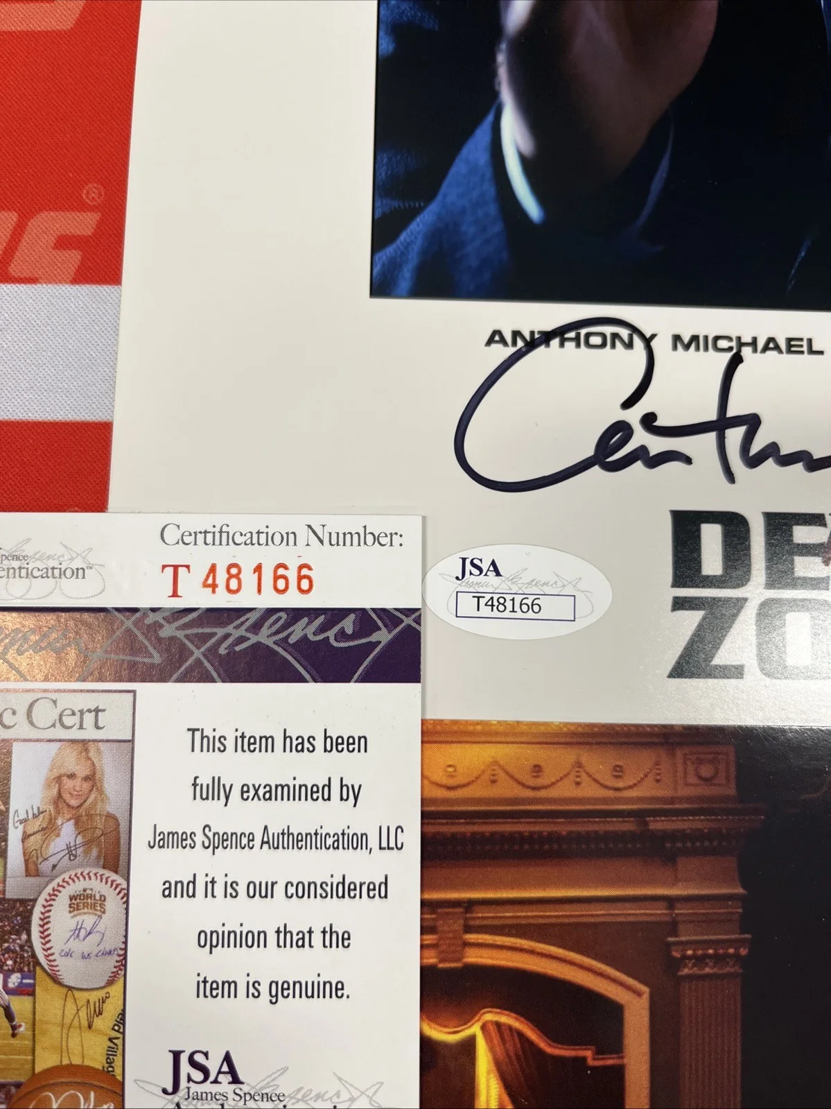 Anthony Michael Hall — ANTHONY MICHAEL HALL Dead Zone AUTOGRAPHED 8x10 PHOTO JSA Certified, image 3