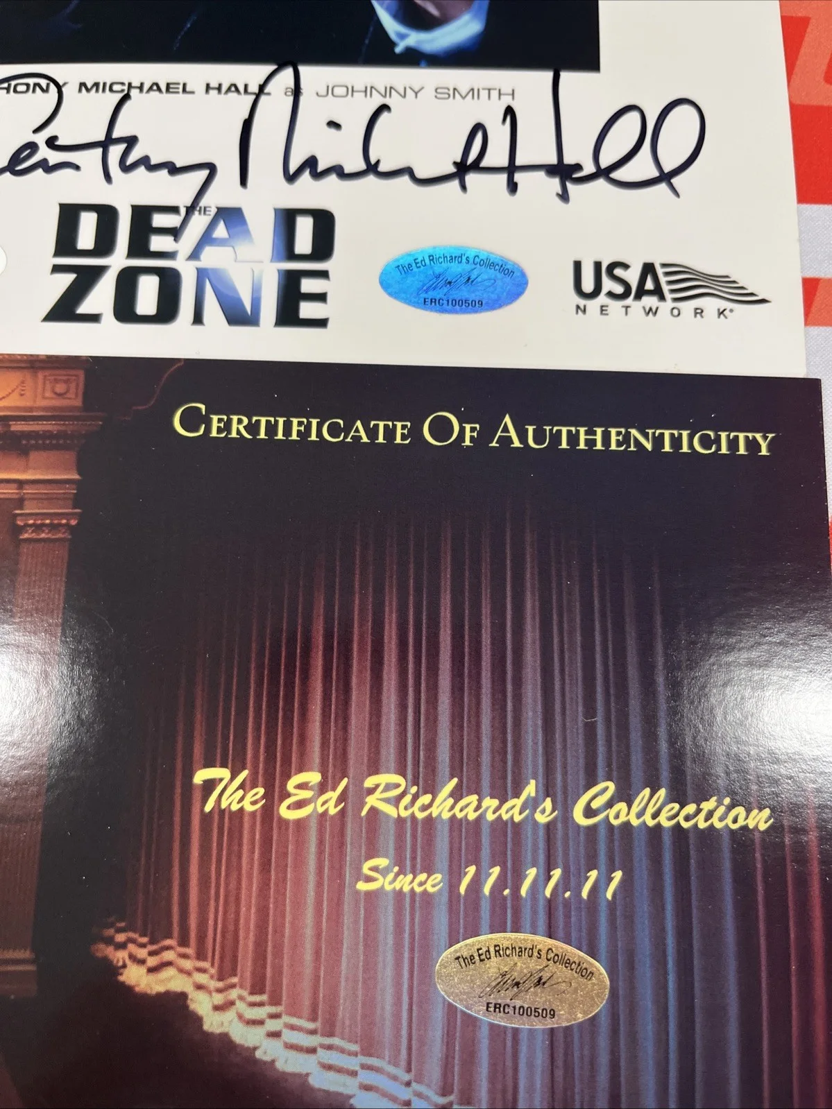Anthony Michael Hall — ANTHONY MICHAEL HALL Dead Zone AUTOGRAPHED 8x10 PHOTO JSA Certified, image 4