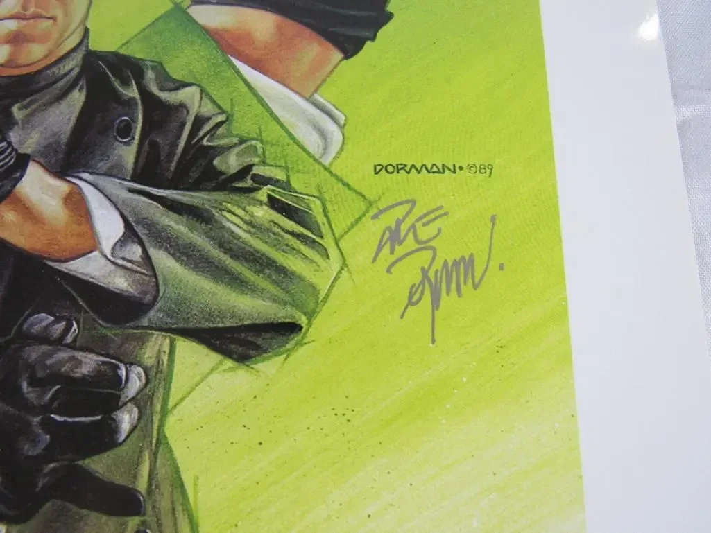 Van Williams, Dave Dorman — 1989 Avalon The Green Hornet Signed Van Williams & Dave Dorman 12 X 18 Art Print, изображение 3