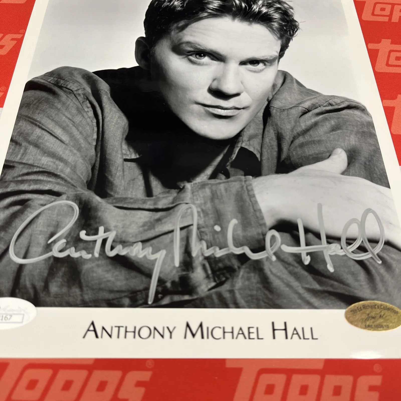Anthony Michael Hall — ANTHONY MICHAEL HALL AUTOGRAPHED 8x10 PHOTO COA JSA Very Rare Silver Ink!, изображение 2