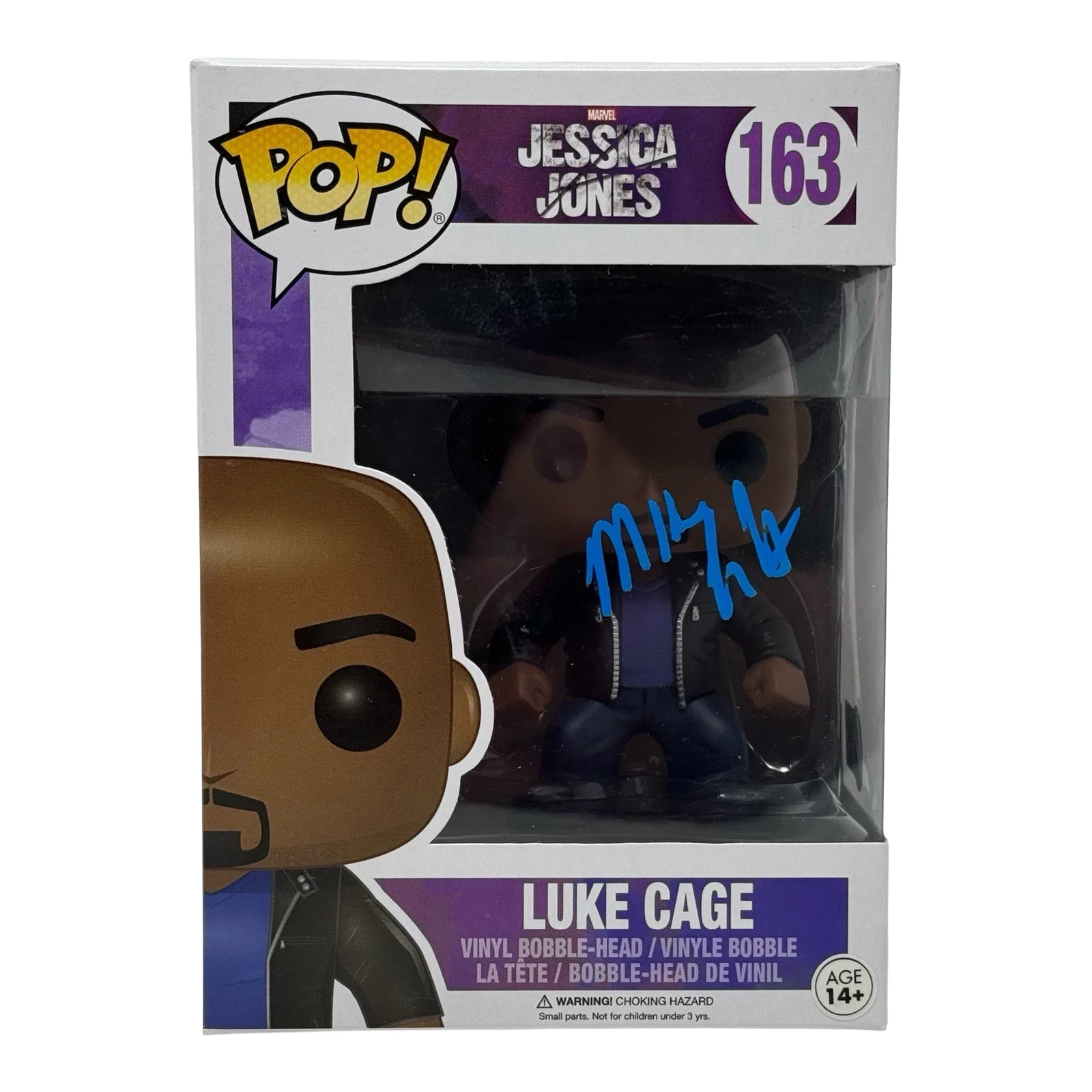 Mike Colter — Mike Colter Signed Marvel Jessica Jones Luke Cage Funko Pop Autograph Beckett