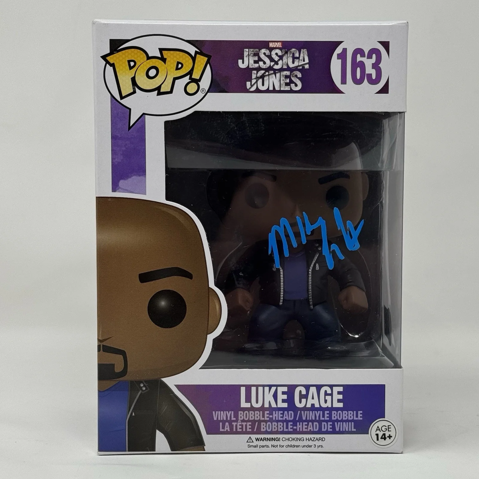Mike Colter — Mike Colter Signed Marvel Jessica Jones Luke Cage Funko Pop Autograph Beckett, image 2