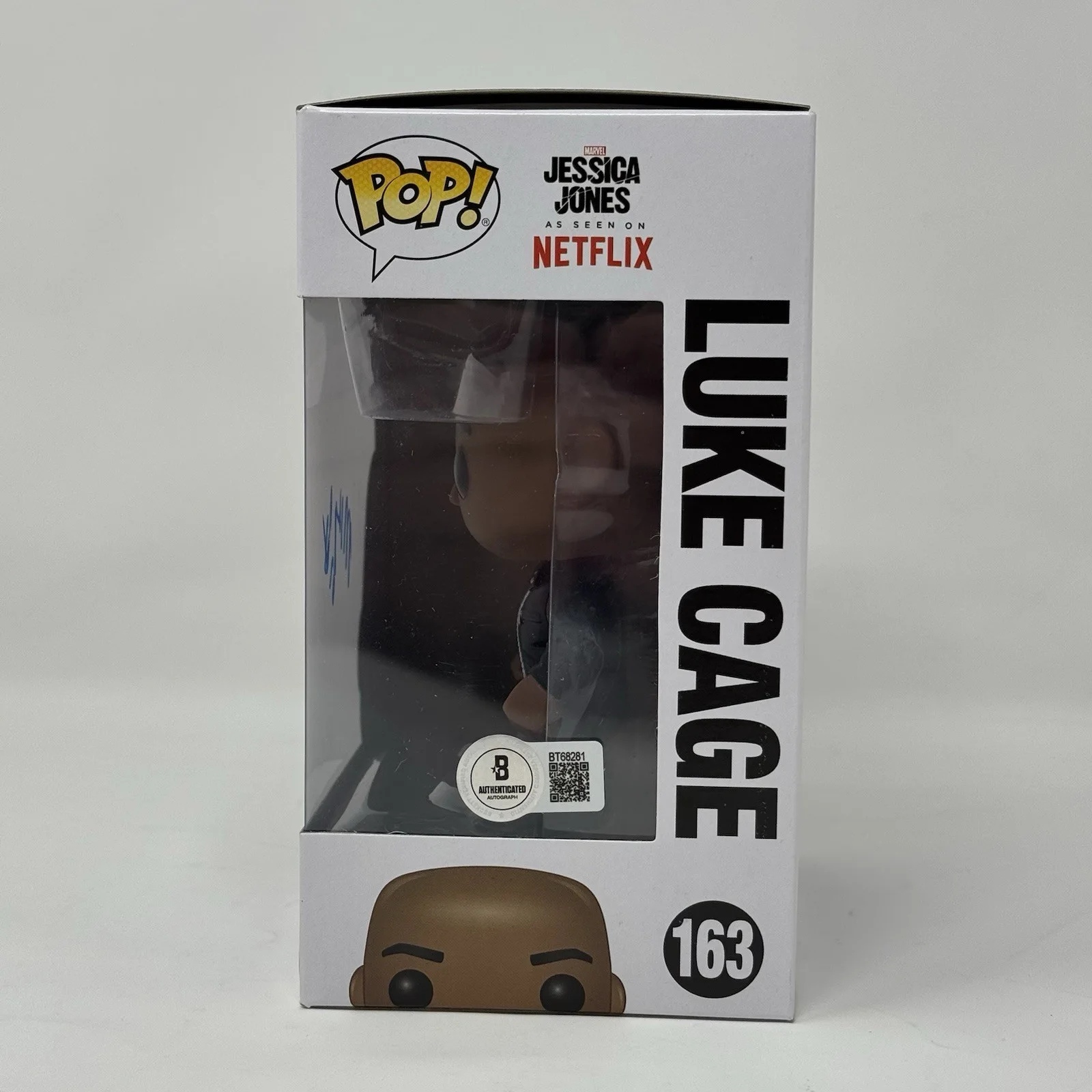 Mike Colter — Mike Colter Signed Marvel Jessica Jones Luke Cage Funko Pop Autograph Beckett, image 4