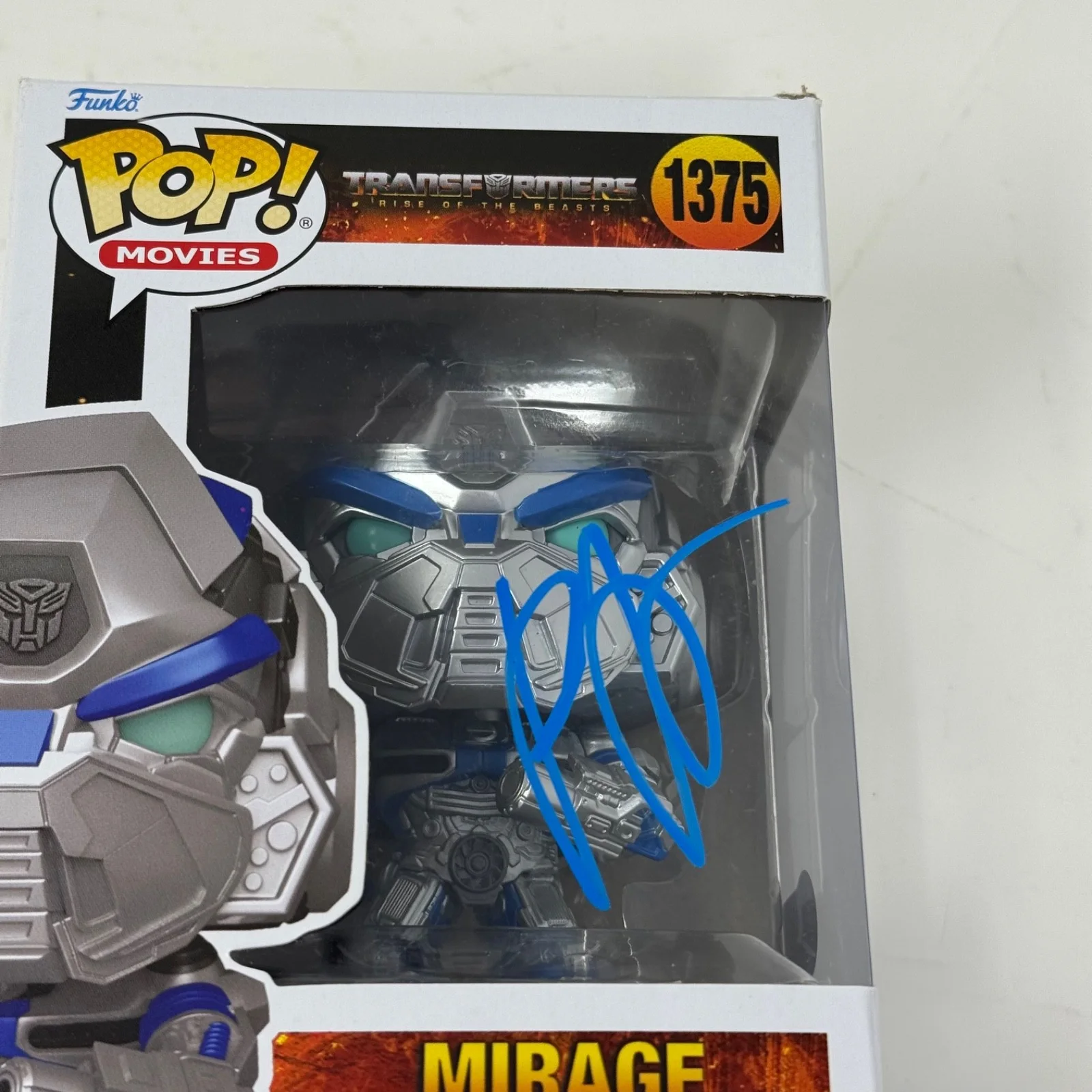 Pete Davidson — Pete Davidson Signed Transformers Mirage Funko Pop 1735 Autograph Beckett COA, image 3