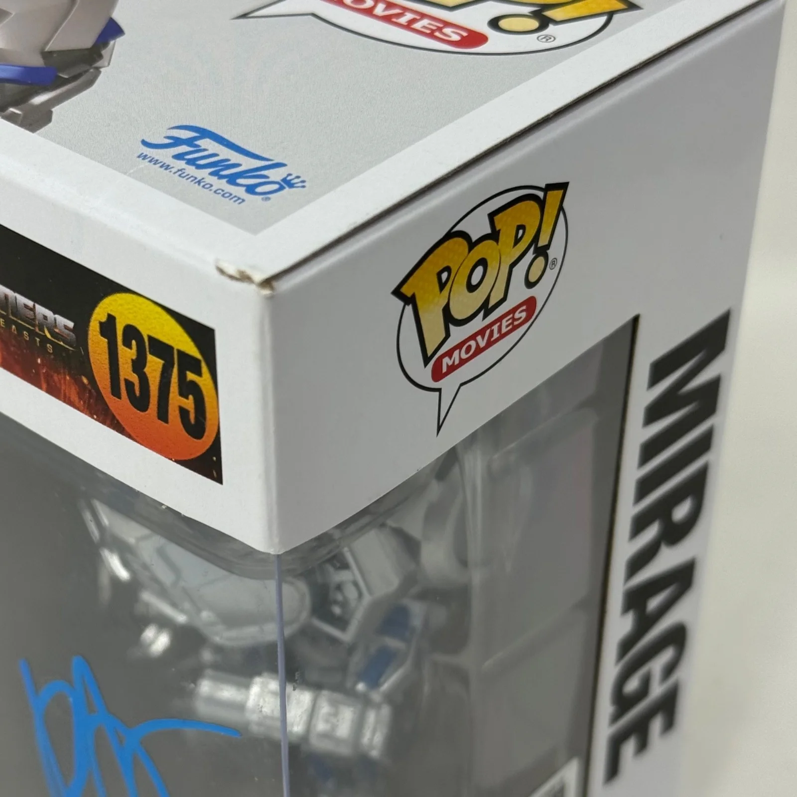 Pete Davidson — Pete Davidson Signed Transformers Mirage Funko Pop 1735 Autograph Beckett COA, image 4
