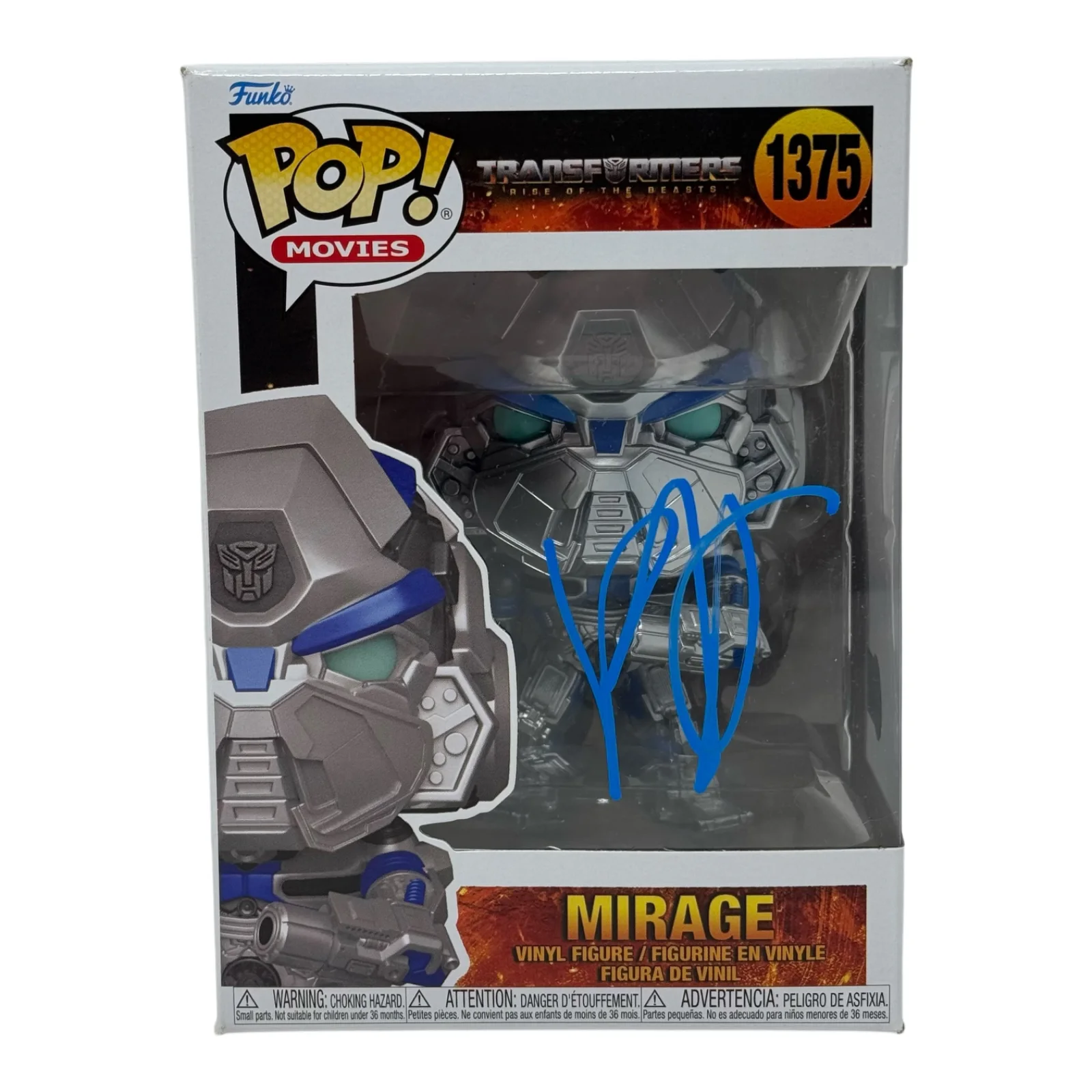 Pete Davidson — Pete Davidson Signed Mirage Transformers Rise of the Beasts Funko Pop Beckett
