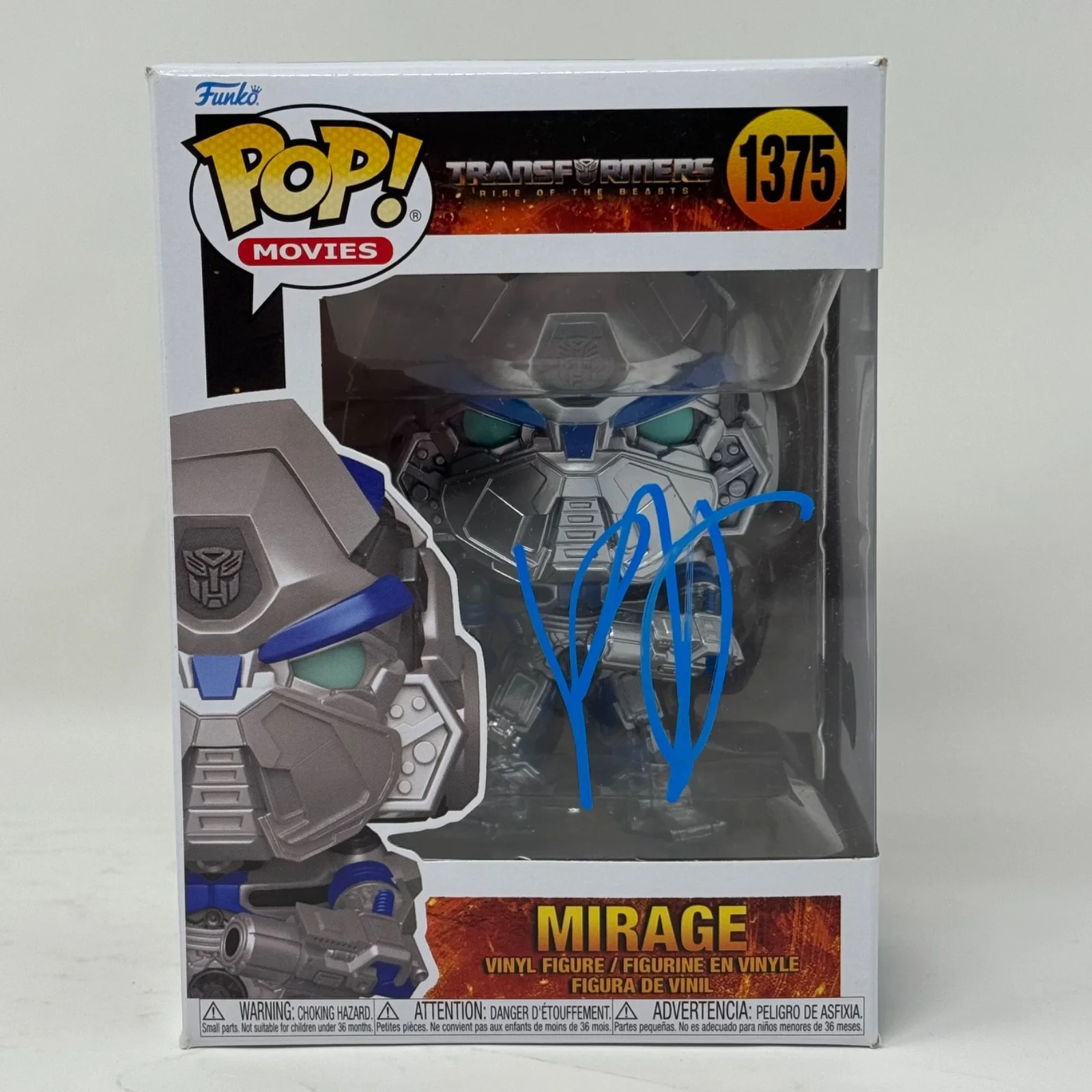 Pete Davidson — Pete Davidson Signed Mirage Transformers Rise of the Beasts Funko Pop Beckett, изображение 2