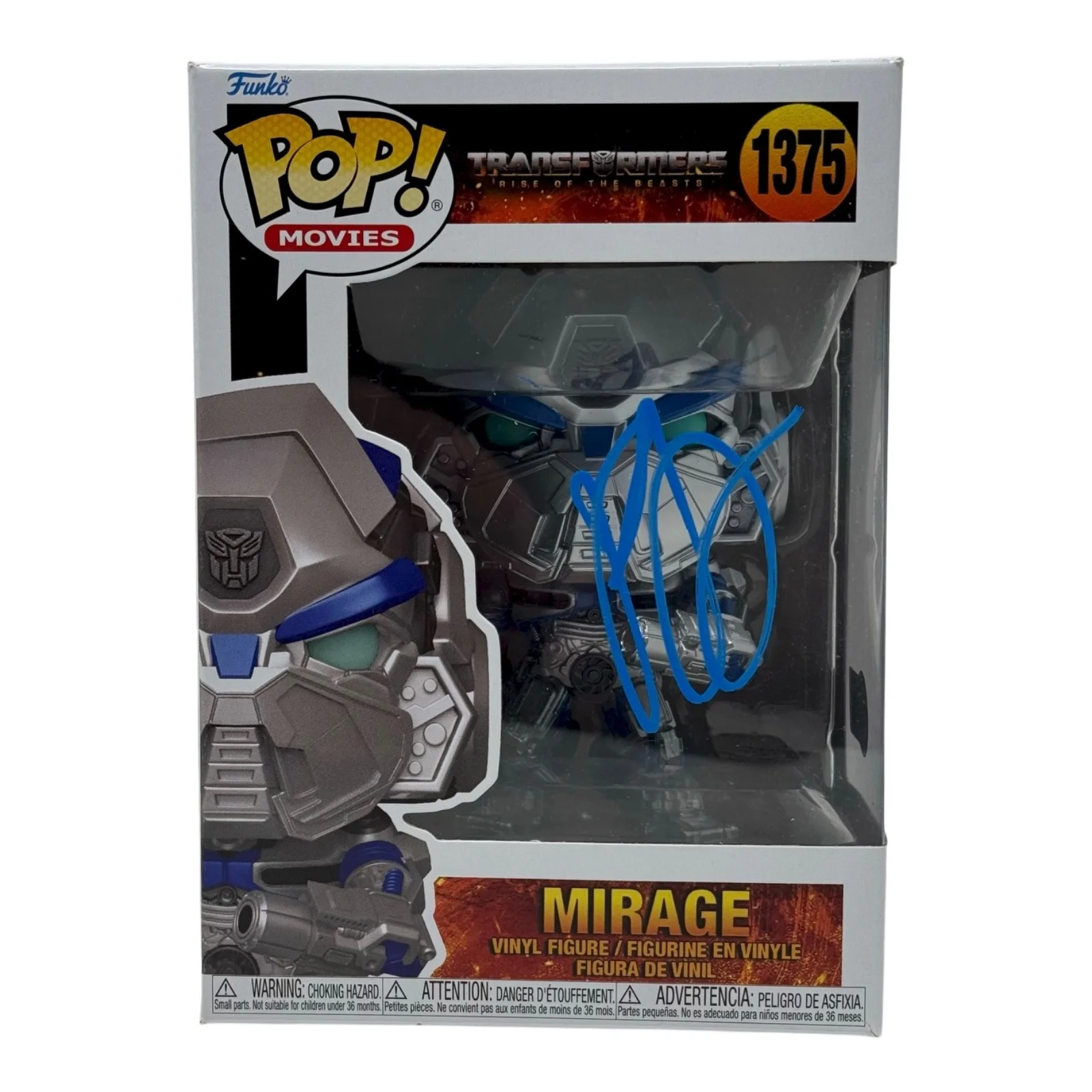 Pete Davidson — Pete Davidson Signed Mirage Transformers Rise of the Beasts Funko Pop BAS COA