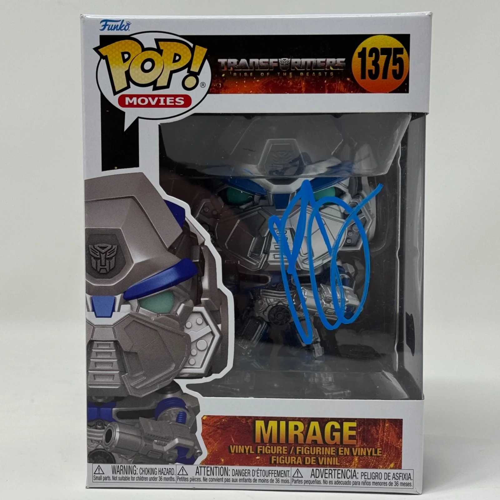 Pete Davidson — Pete Davidson Signed Mirage Transformers Rise of the Beasts Funko Pop BAS COA, изображение 2