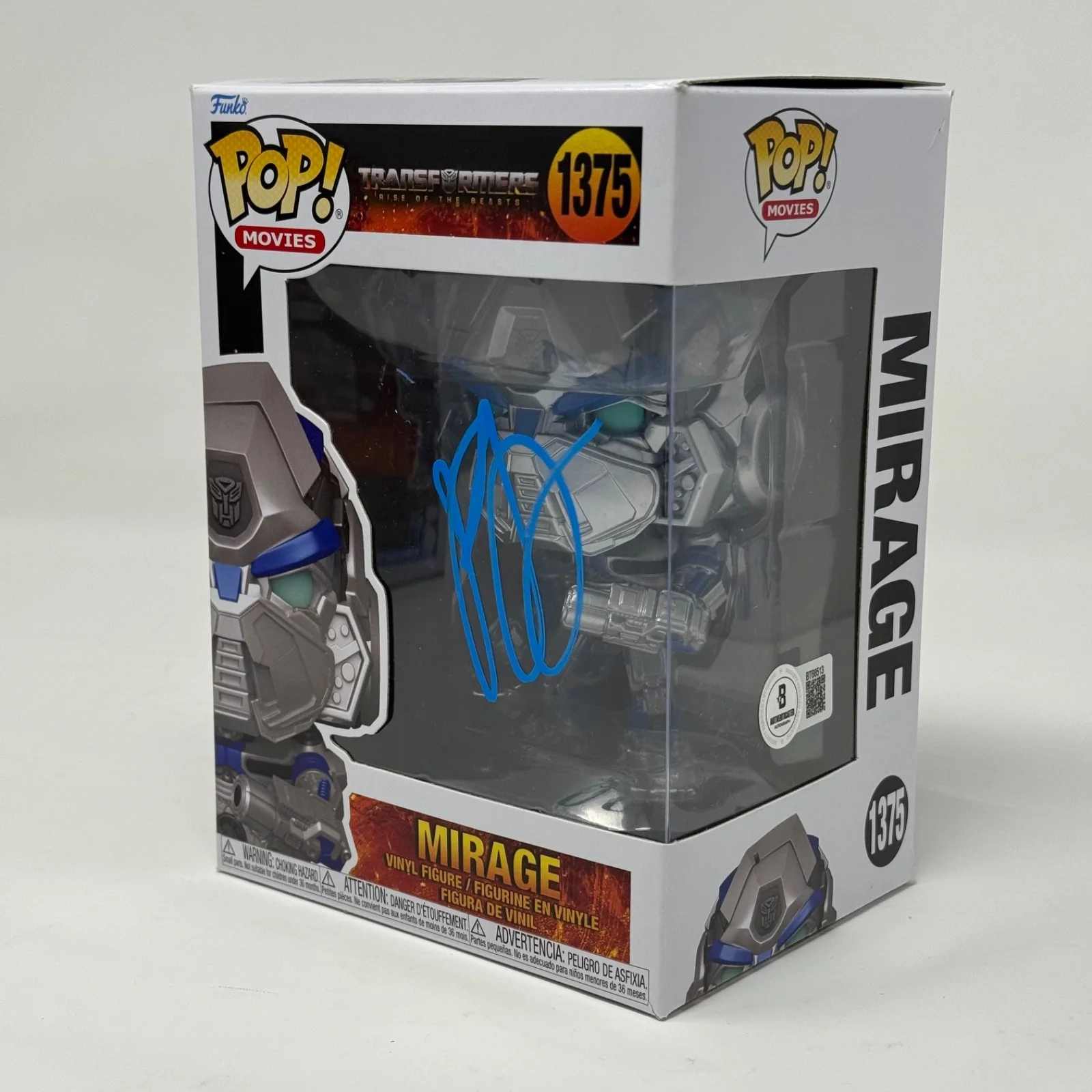 Pete Davidson — Pete Davidson Signed Mirage Transformers Rise of the Beasts Funko Pop BAS COA, изображение 3