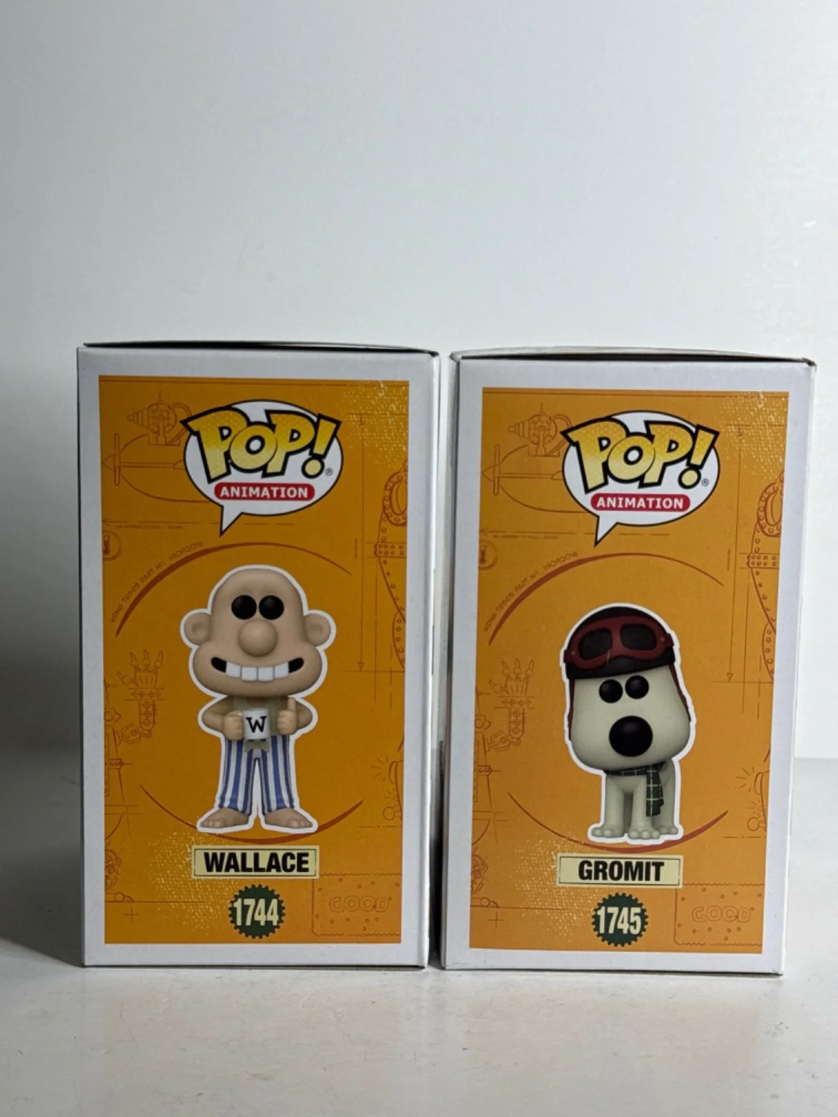 Nick Park — Nick Park & Merlin Crossingham Signed Funko Set Of 2 Wallace & Gromit PSA, image 4