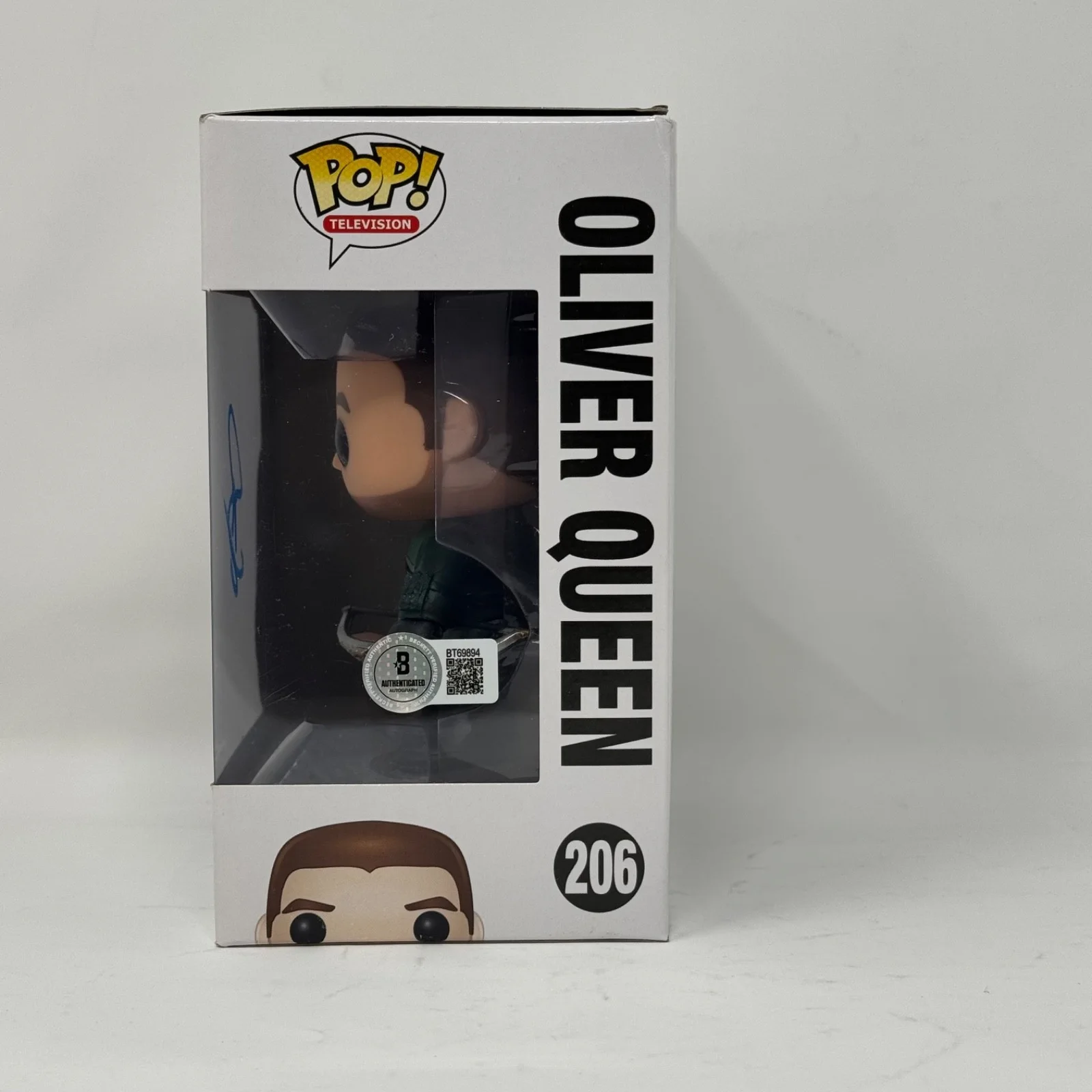 Stephen Amell — Stephen Amell Signed Arrow Oliver Queen Funko Pop #206 Autograph Beckett COA, изображение 4