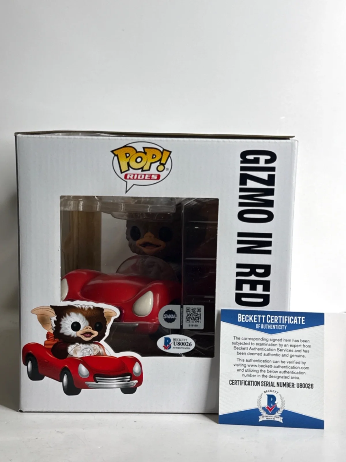 Howie Mandel — Howie Mandel Joe Dante Signed Gremlins Gizmo In Red Car Funko #71 BAS U80026, изображение 2