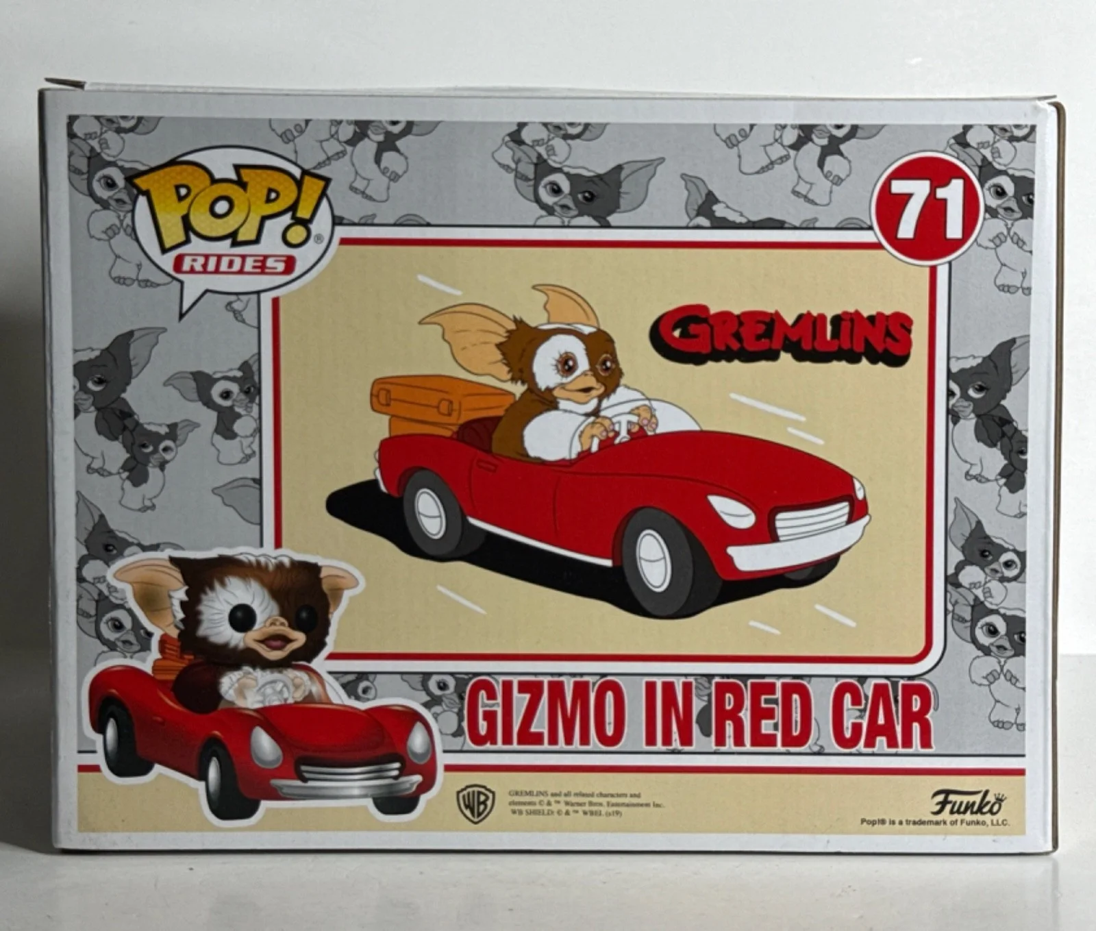 Howie Mandel — Howie Mandel Joe Dante Signed Gremlins Gizmo In Red Car Funko #71 BAS U80026, изображение 3