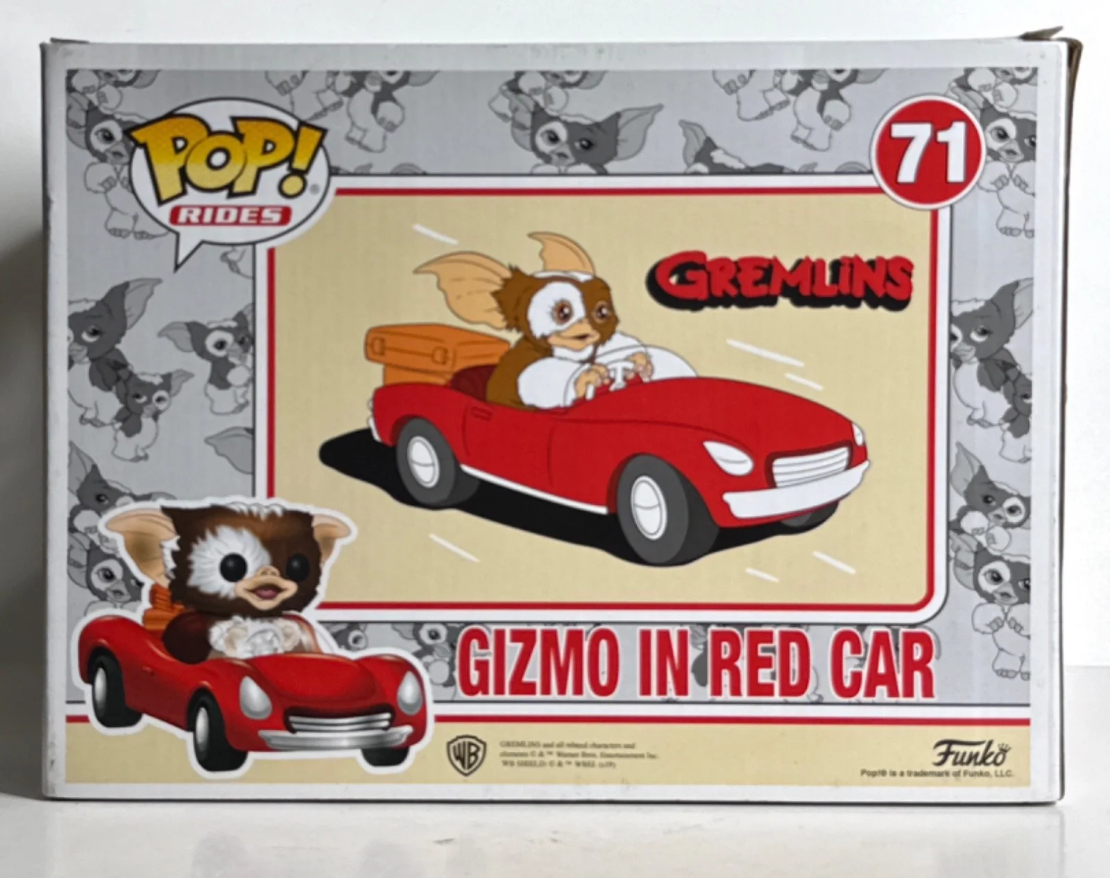 Howie Mandel — Howie Mandel Joe Dante Signed Gremlins Gizmo In Red Car Funko #71 BAS U80019, image 3