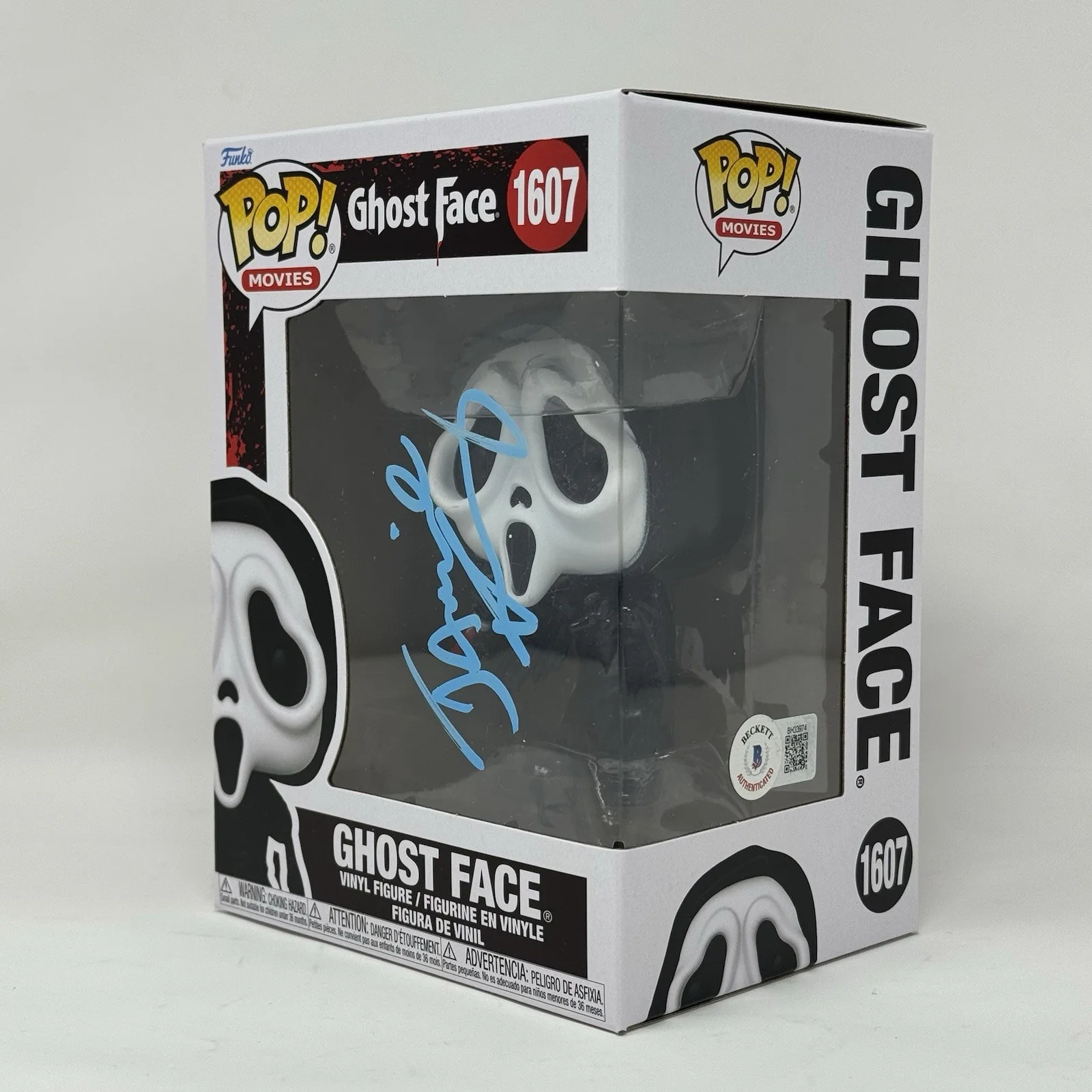 Jamie Kennedy — Jamie Kennedy Signed Scream Ghost Face Funko Pop Autograph Randy Beckett COA, изображение 3